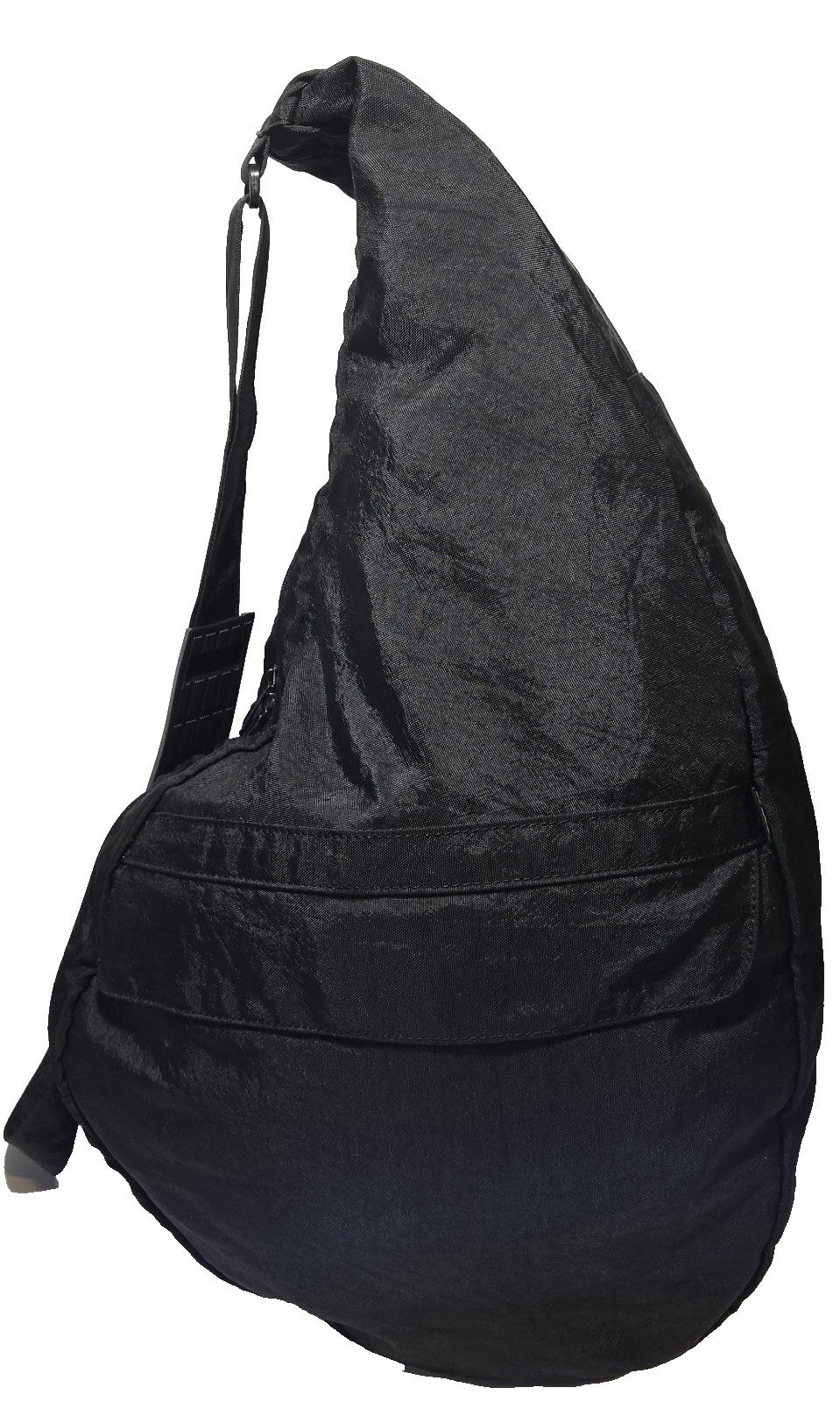 AMERIBAG Carry All Black Nylon Healthy Back Bag 21″ Ergonomic XL Sling Tote