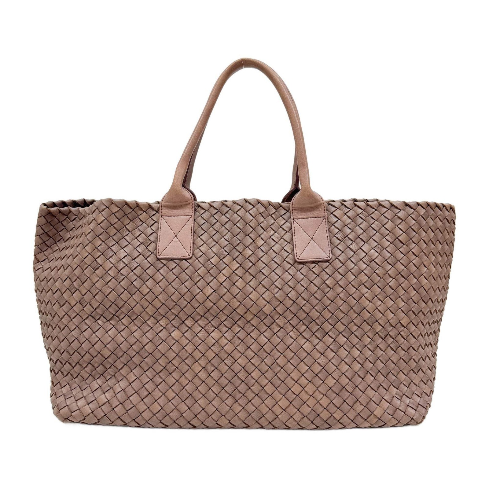 BOTTEGA VENETA Cabat Intrecciato Mauve Pink Tote Bag
