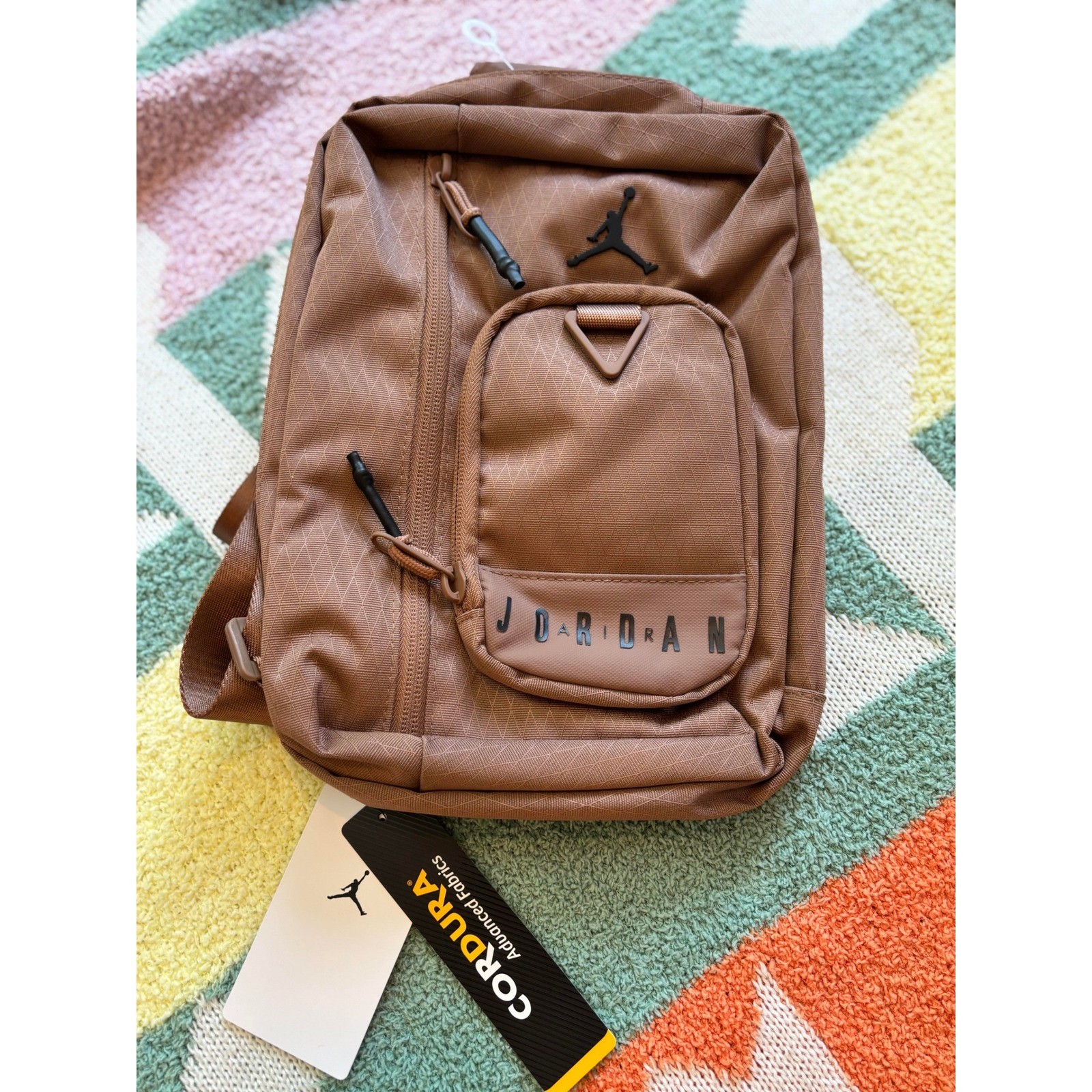 Jordan Jam Collector Crossbody Bag Archaeo Brown Cordura