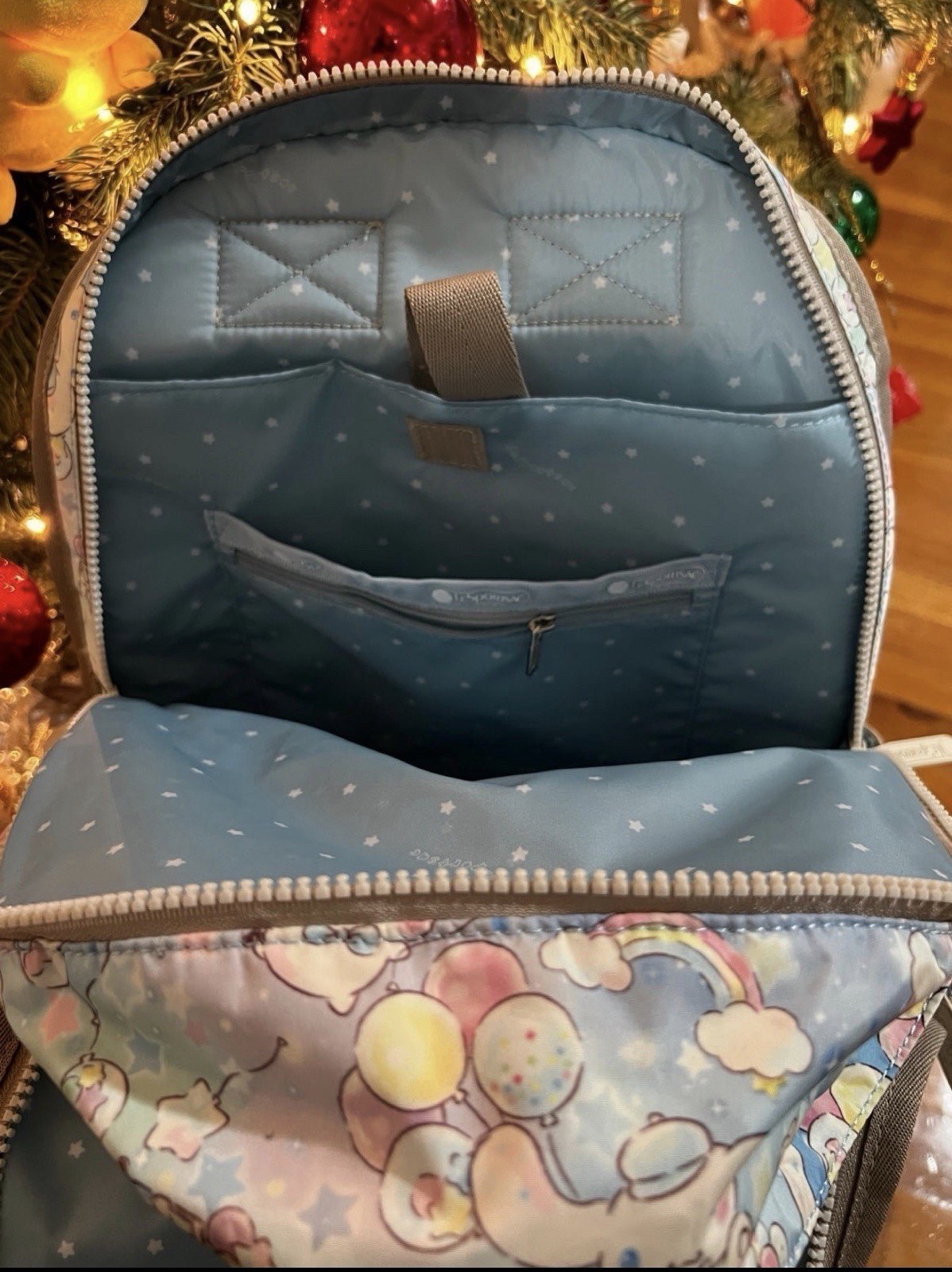 New LeSportsac Classic Laptop Backpack Sanrio Cinnamoroll NWT Limited Edition