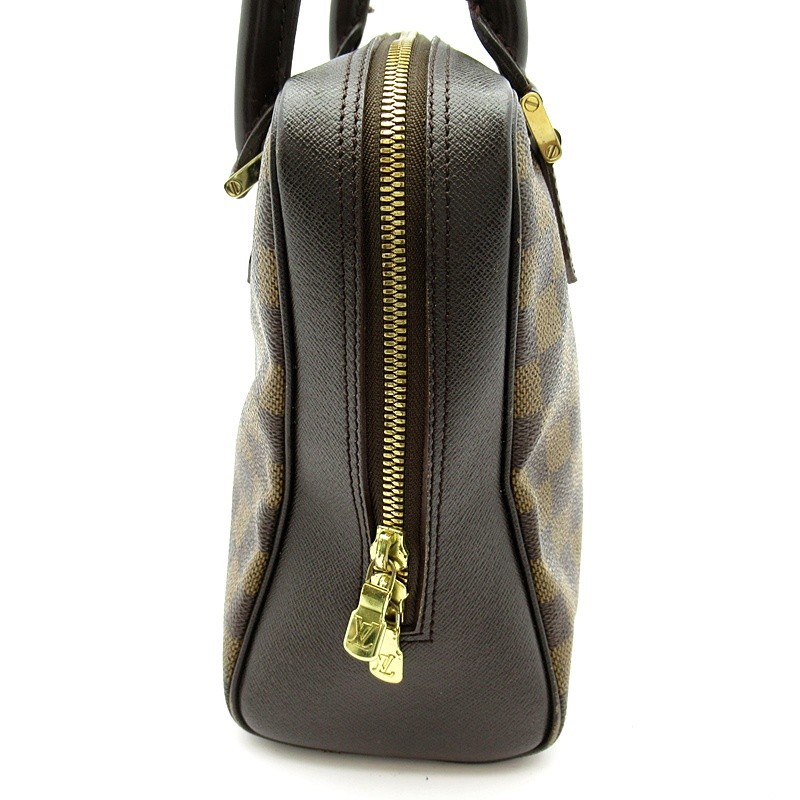 LOUIS VUITTON Brera N51150 Damier Handbag Brown USED