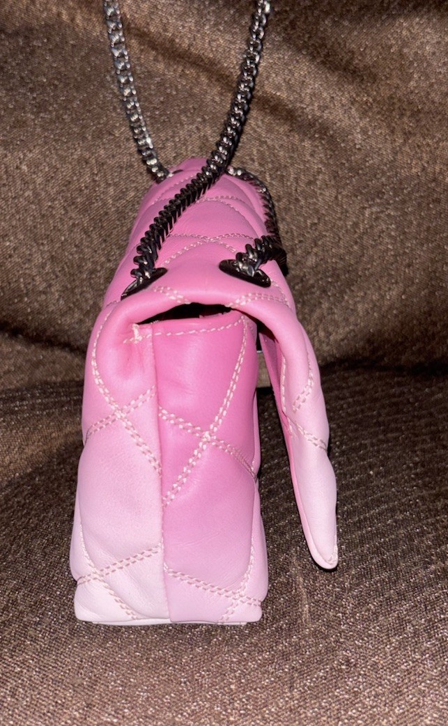 Marc Jacobs Pink Ombre Quilted Chain Shoulder Bag