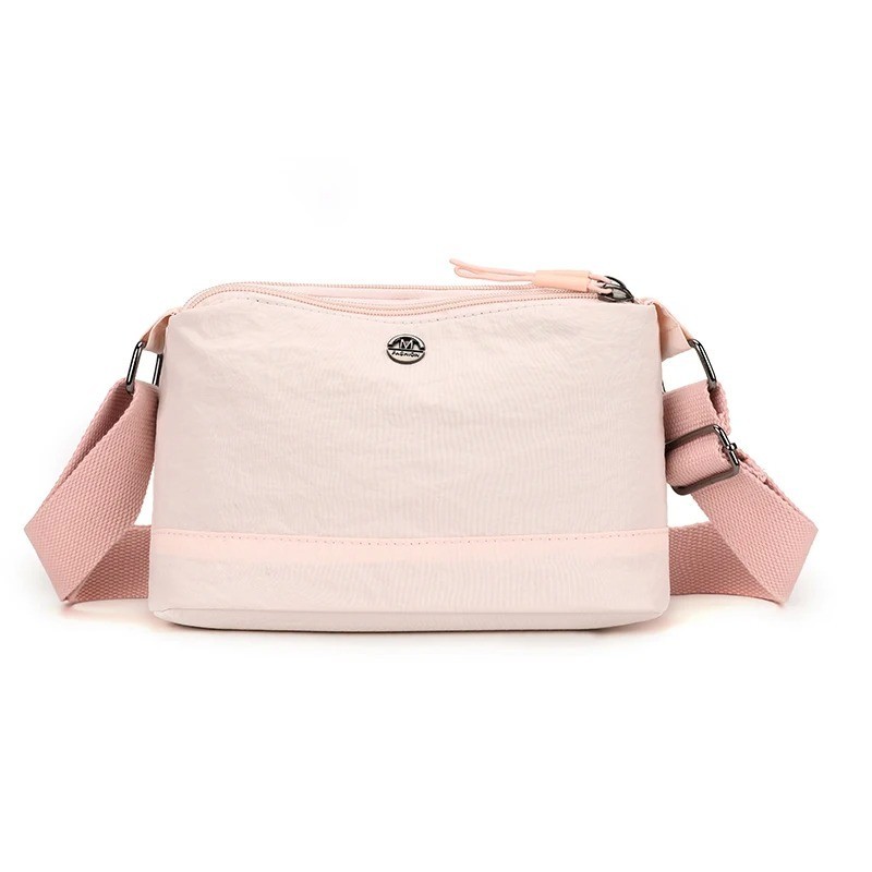 Women’s Waterproof Nylon Crossbody Bag Multi Pocket Big Capacity Shoulder Hand