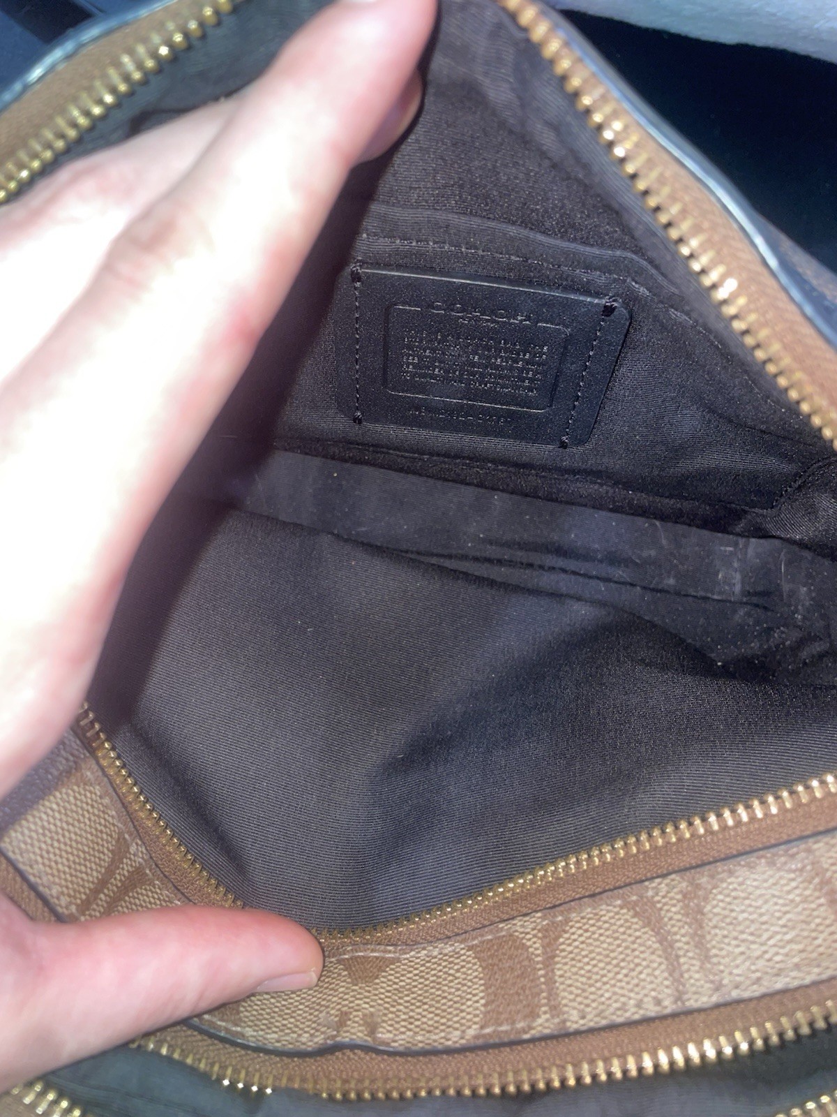 COACH 2021 Jes Blocked Signature Coated Canvas Leather Crossbody Bag – C1767