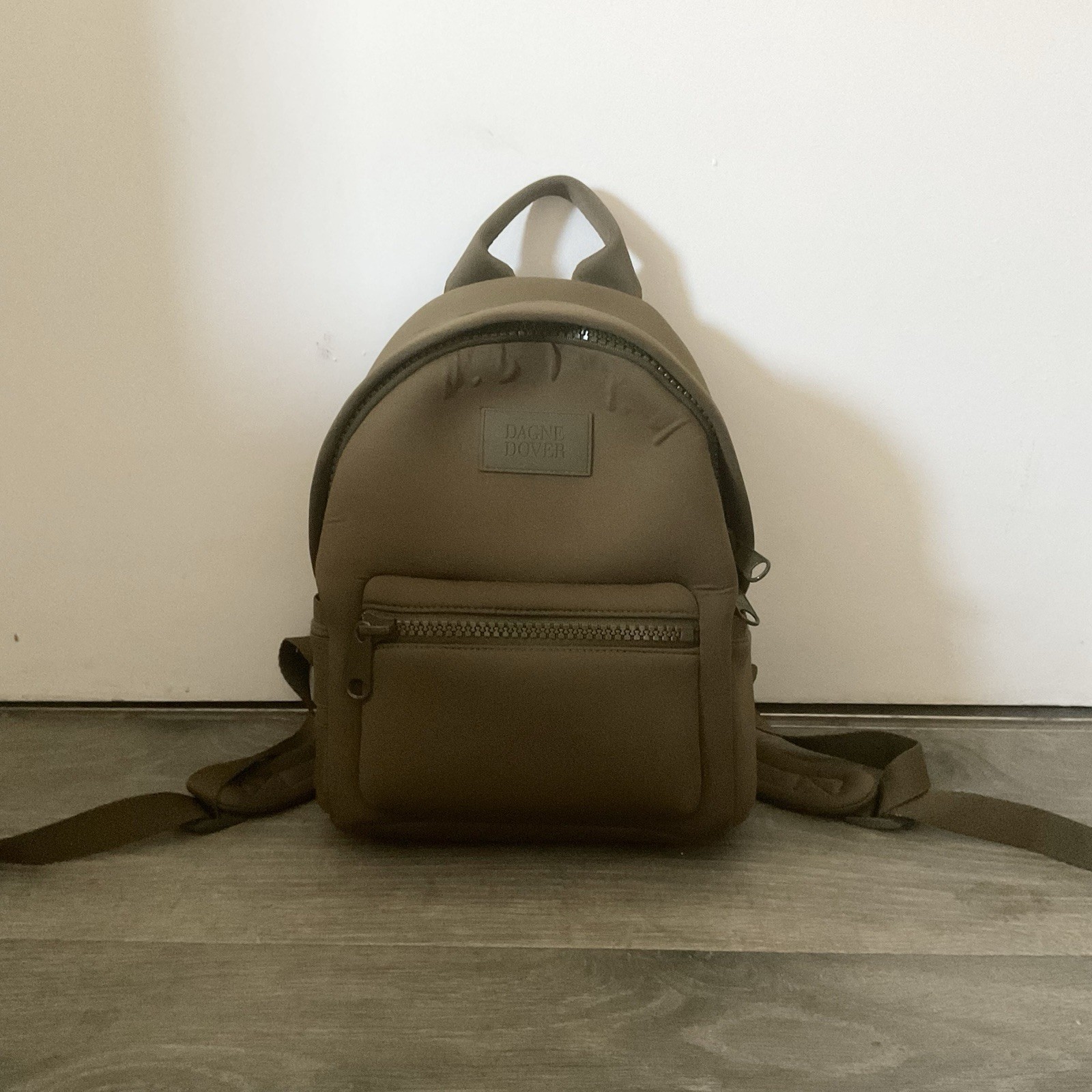 Dagne Dover Dakota Neoprene Backpack Small Olive Green