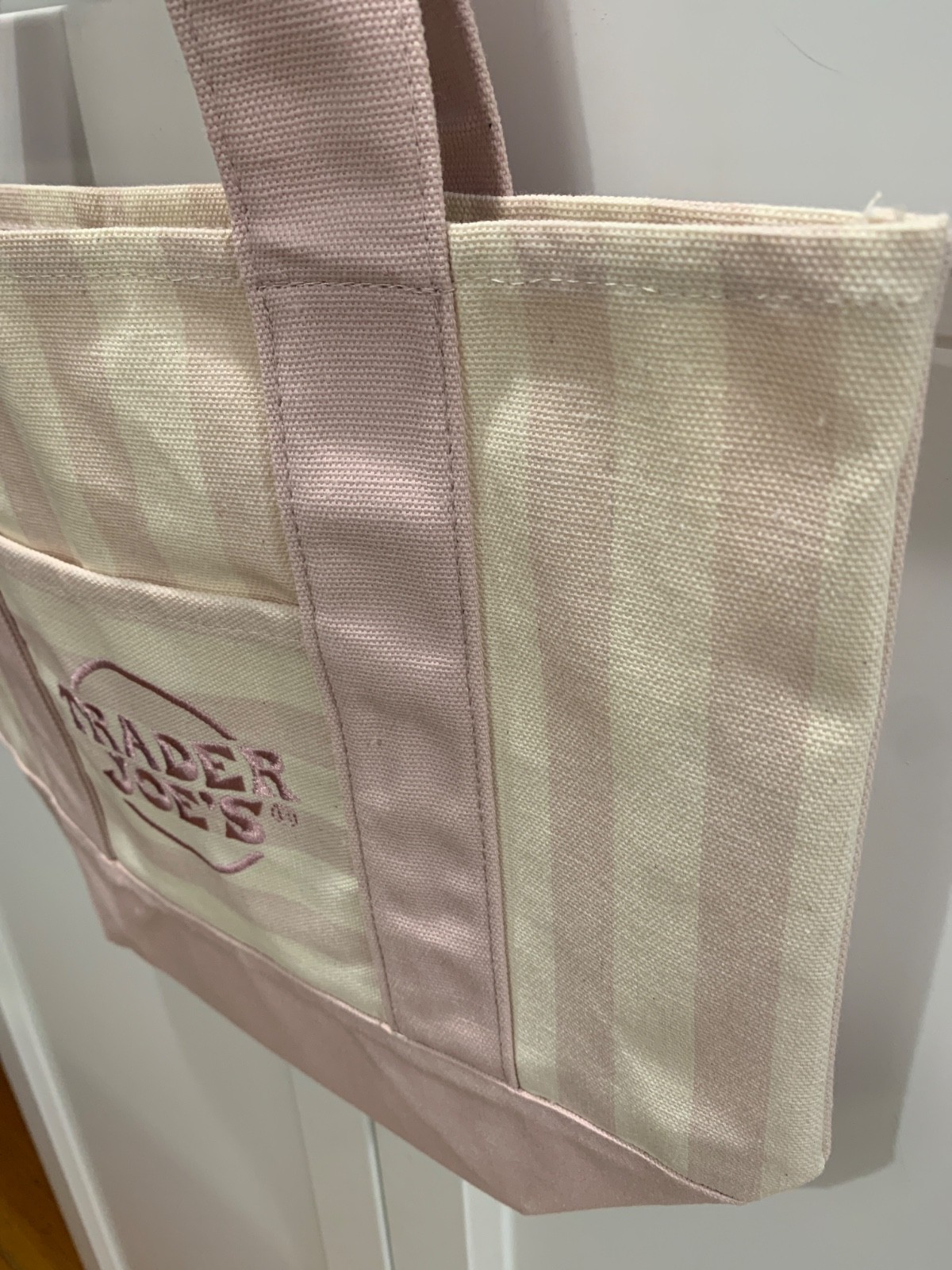 Authentic Trader Joe’s Striped Mini Tote Bag