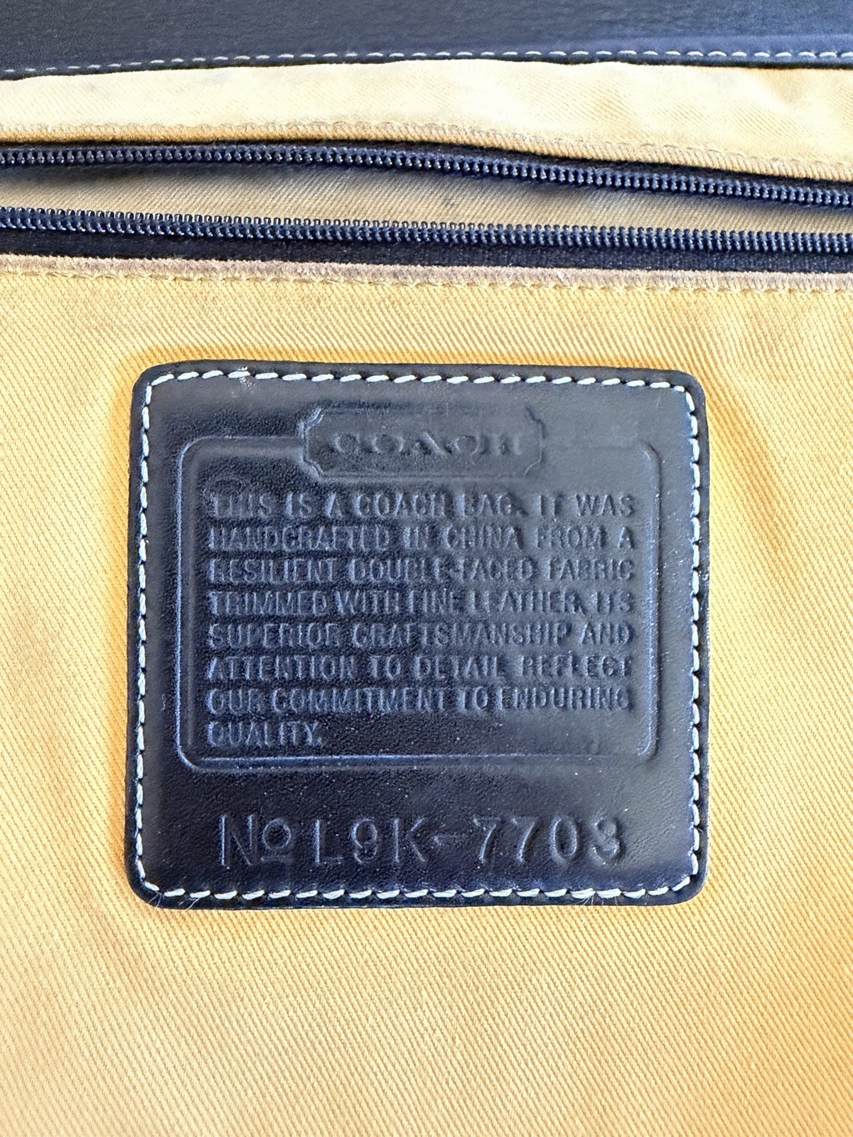 Vintage Coach Backpack 7703 “Princess Anne” Cream Canvas Princess Diaries Y2K