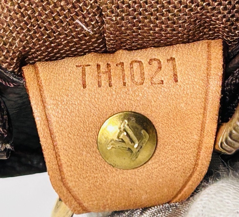Louis Vuitton Monogram Cabas Mezzo M51151 Brown Tote Shoulder Bag LV