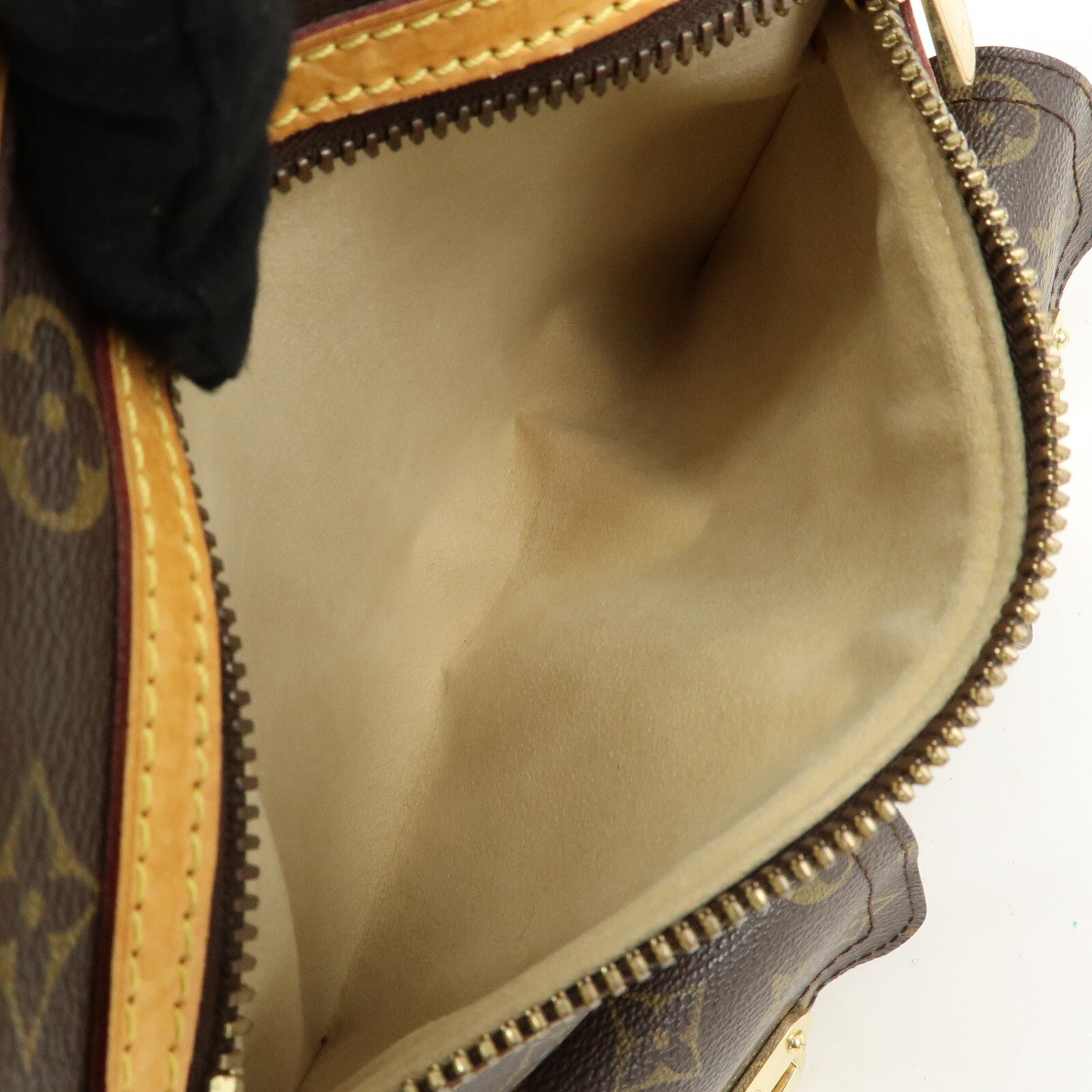 Louis Vuitton Monogram Hudson GM Shoulder Bag Brown M40045 Auth Used