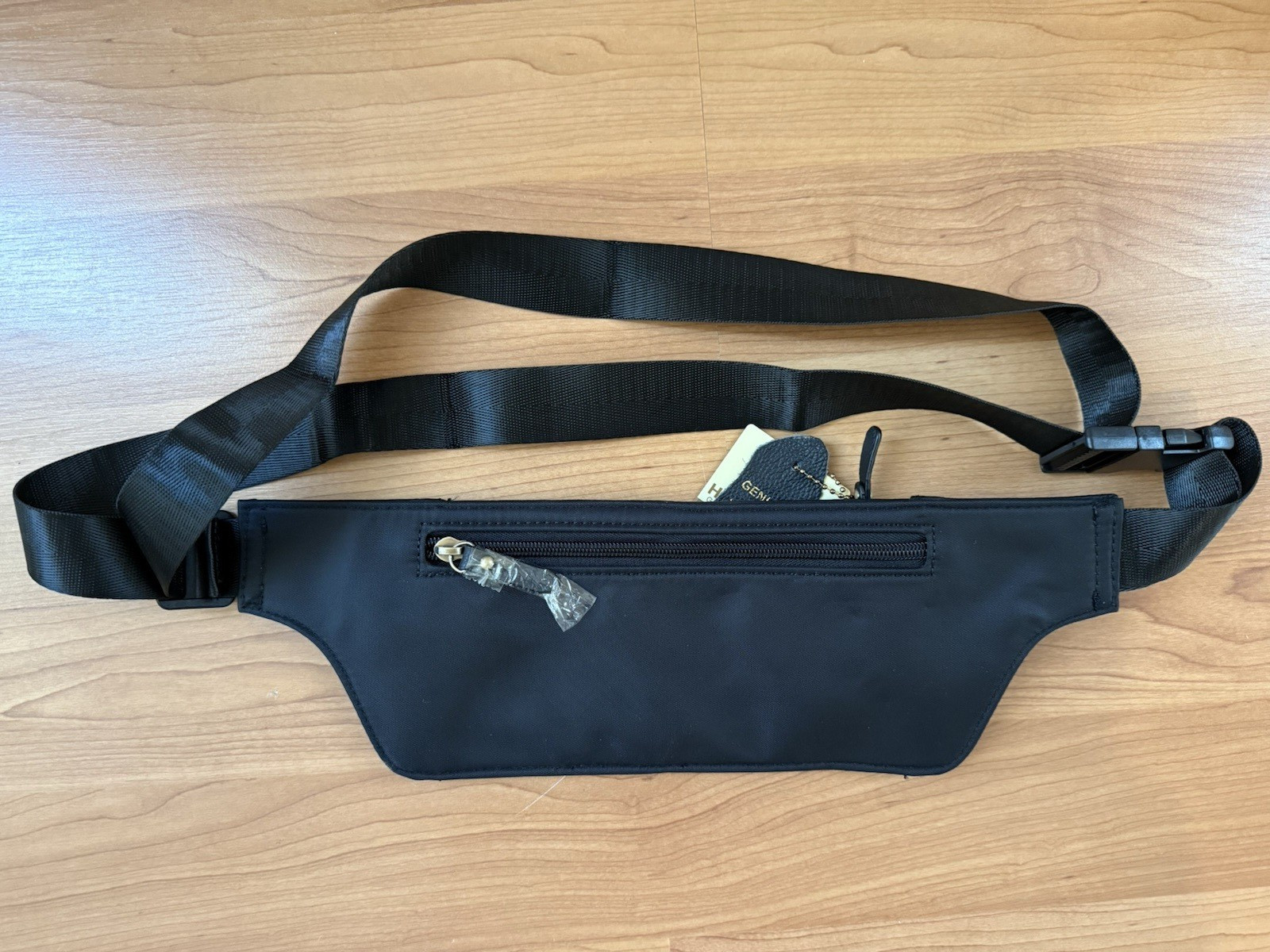 NWT COW-HIDE LEATHER Fanny pack Money Belt For Travel RED