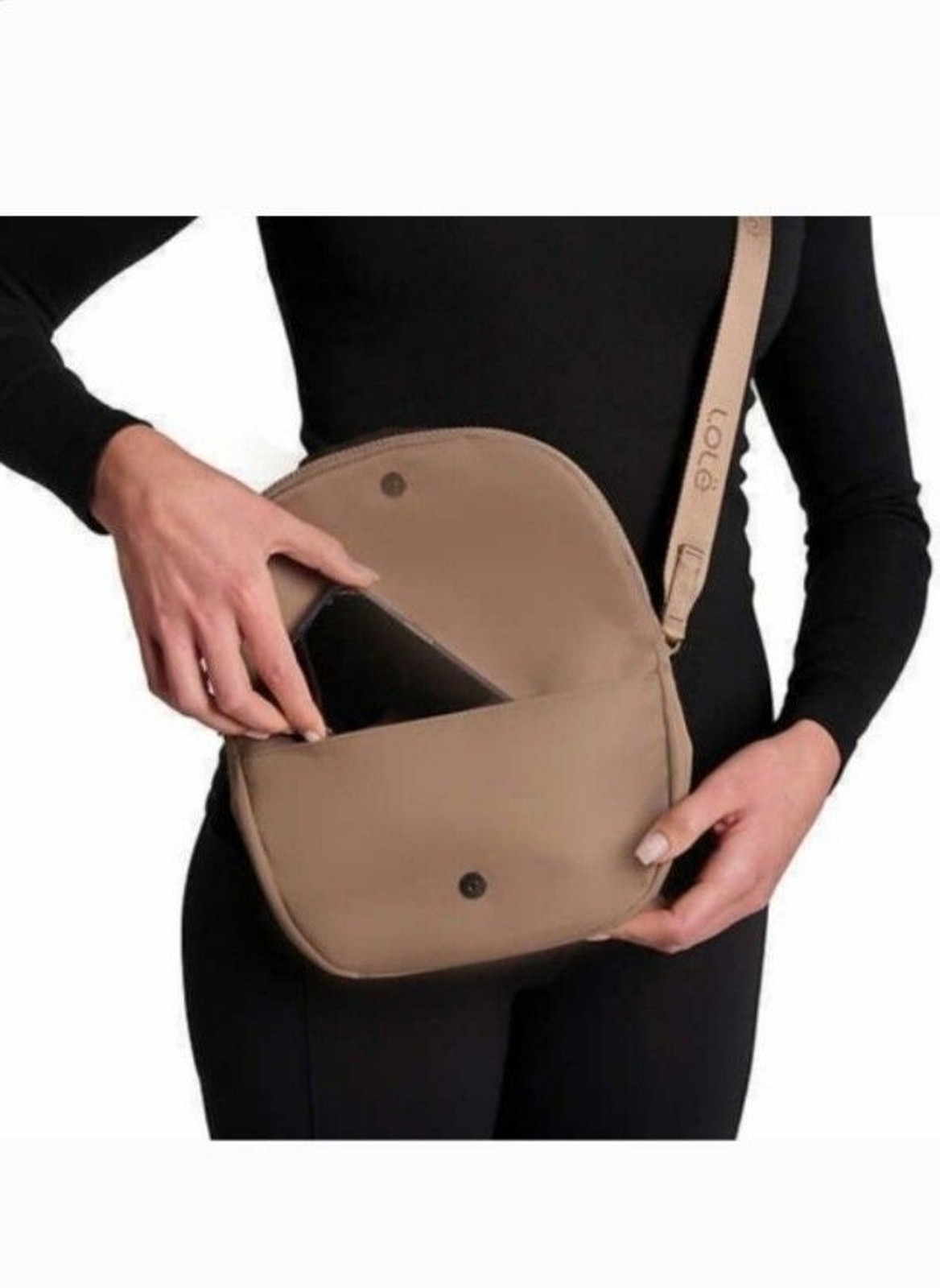 Lole Crossbody Bag Flap Magnetic Closure Lolë NEW
