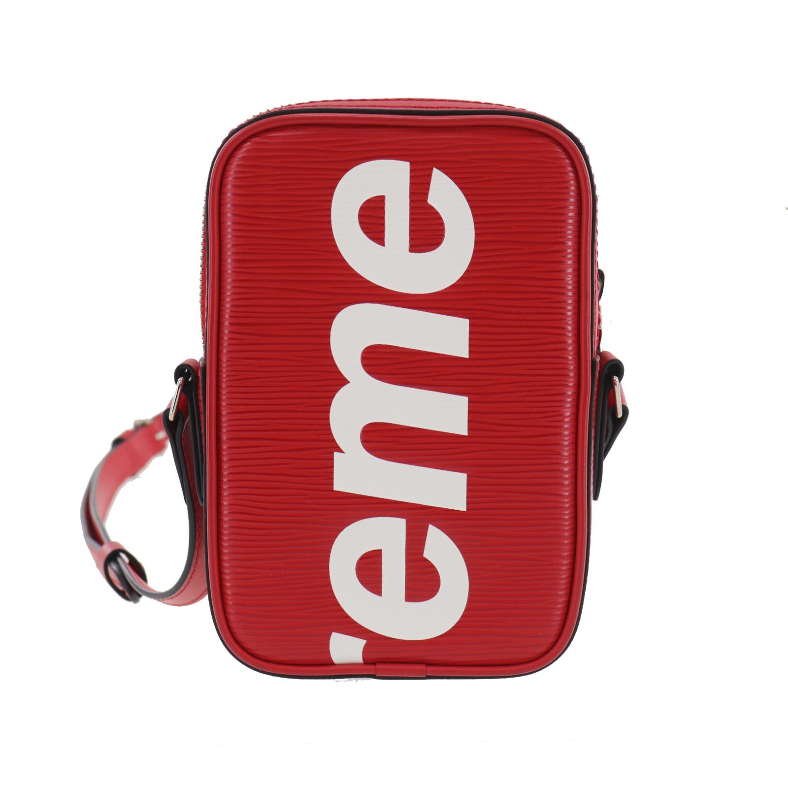LOUIS VUITTON LV x Supreme Danube PPM Epi Leather Red M53434 #AH151 S