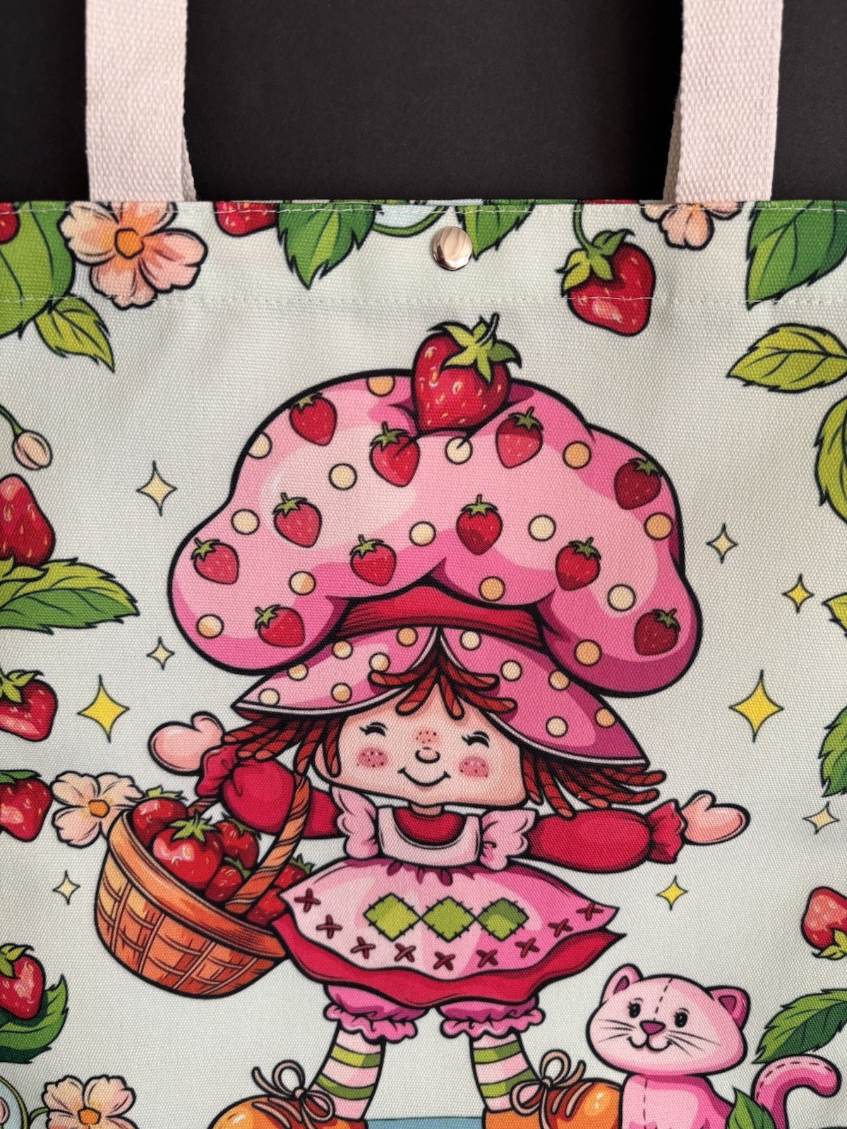 Strawberry Shortcake Cute Tote Bag 15.5” X 12” NEW