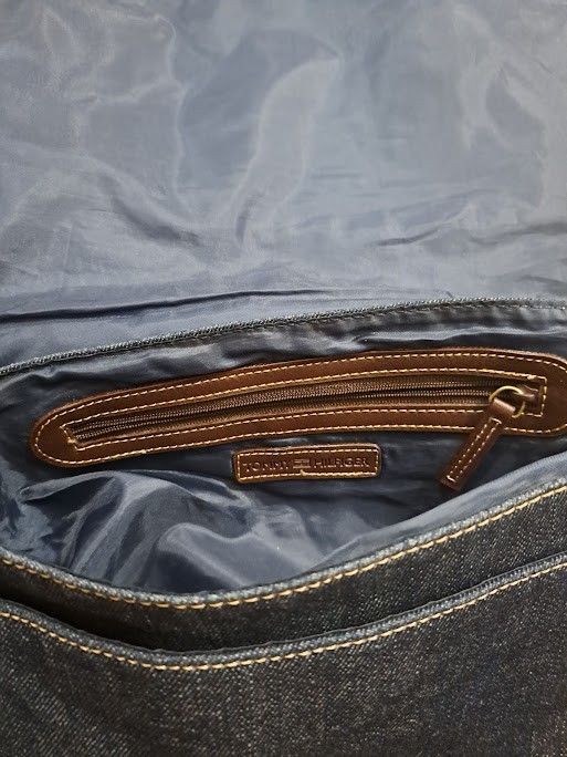 Tommy Hilfiger, Purse/ Handbag, Blue Jean, Approx Sz 12in X 10in X 3in