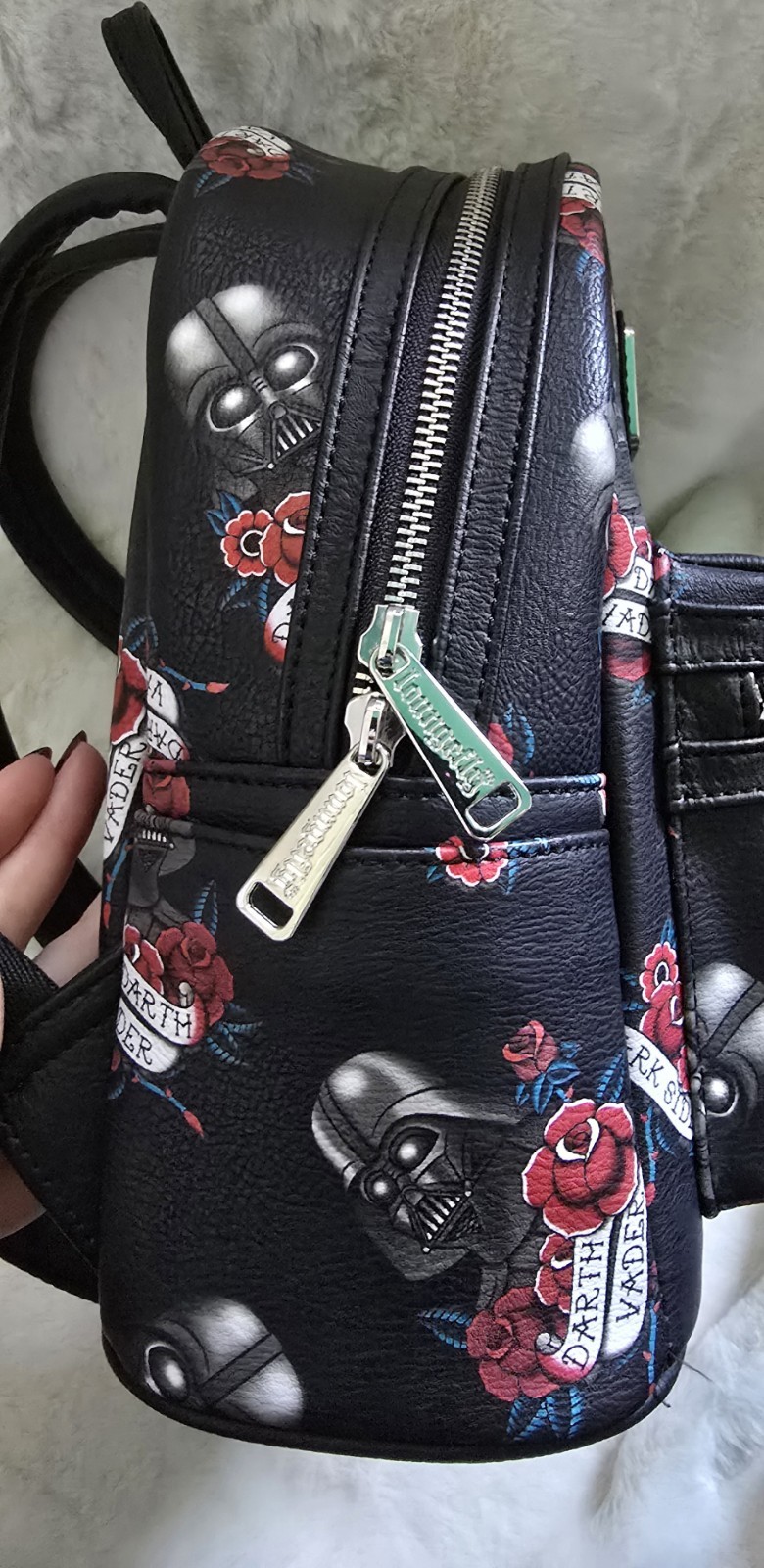Loungefly Star Wars Darth Vader Tattoo Mini Backpack AOP Floral Bag