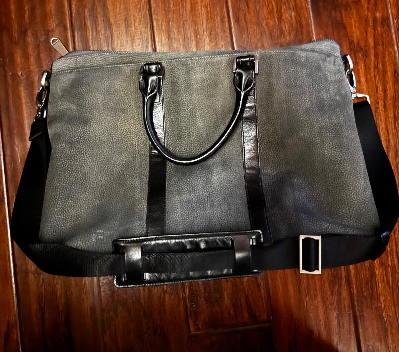 Brahmin Leather versatile weekender bag Tote Laptop Bag Large