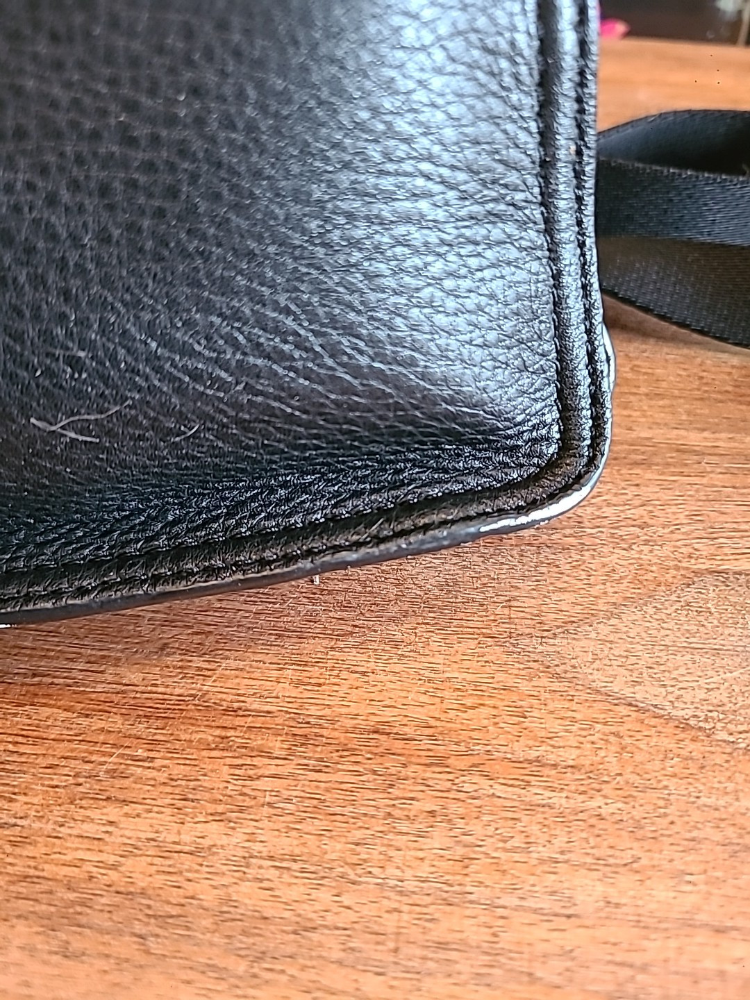Classic Small Black Leather Crossbody Bag Lauren Ralph Lauren 1967 series