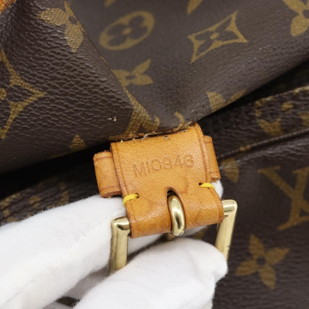 LOUIS VUITTON Monogram Montsouris GM Backpack M51135 LV Auth bs35317