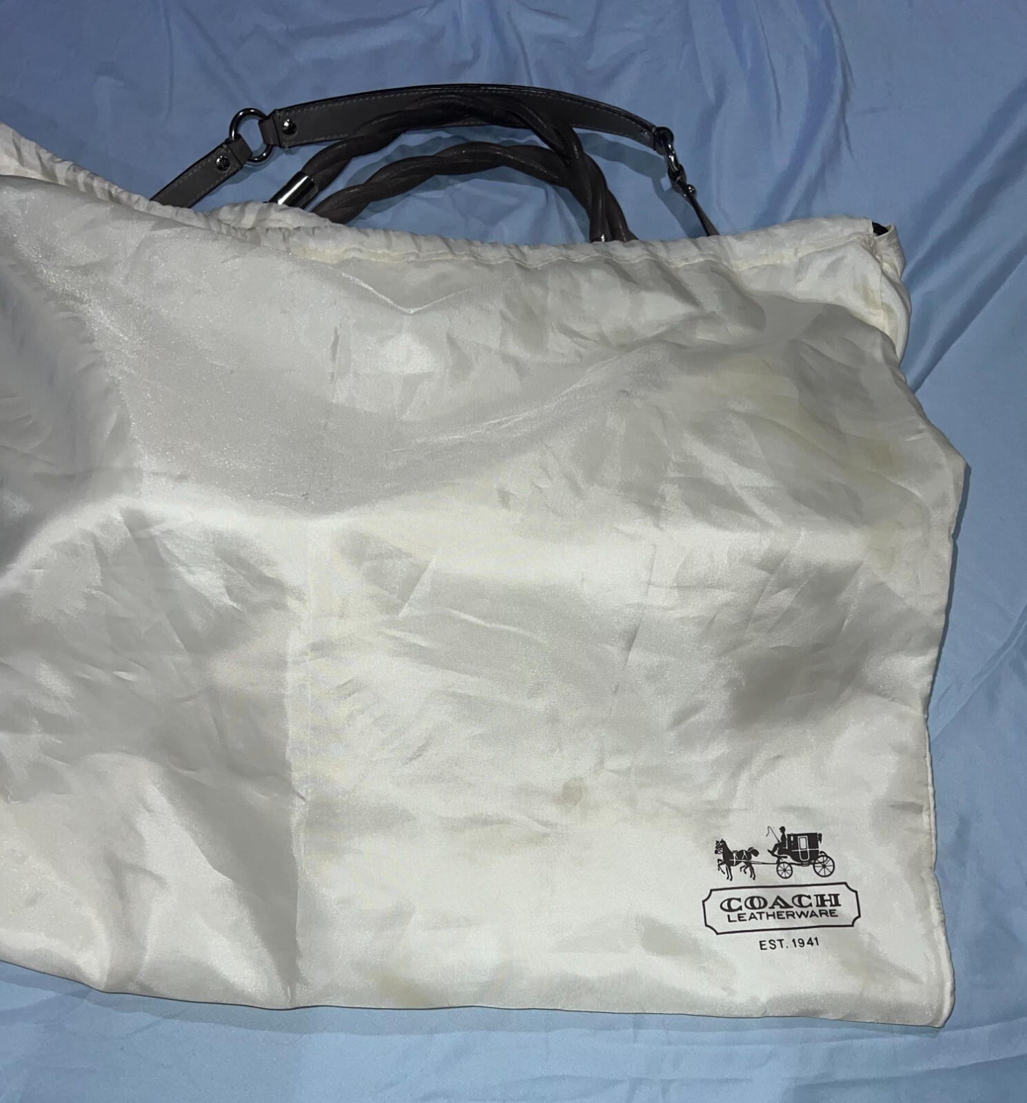 Coach Madison Sophia pleated leather handbag (comes with dust bag)