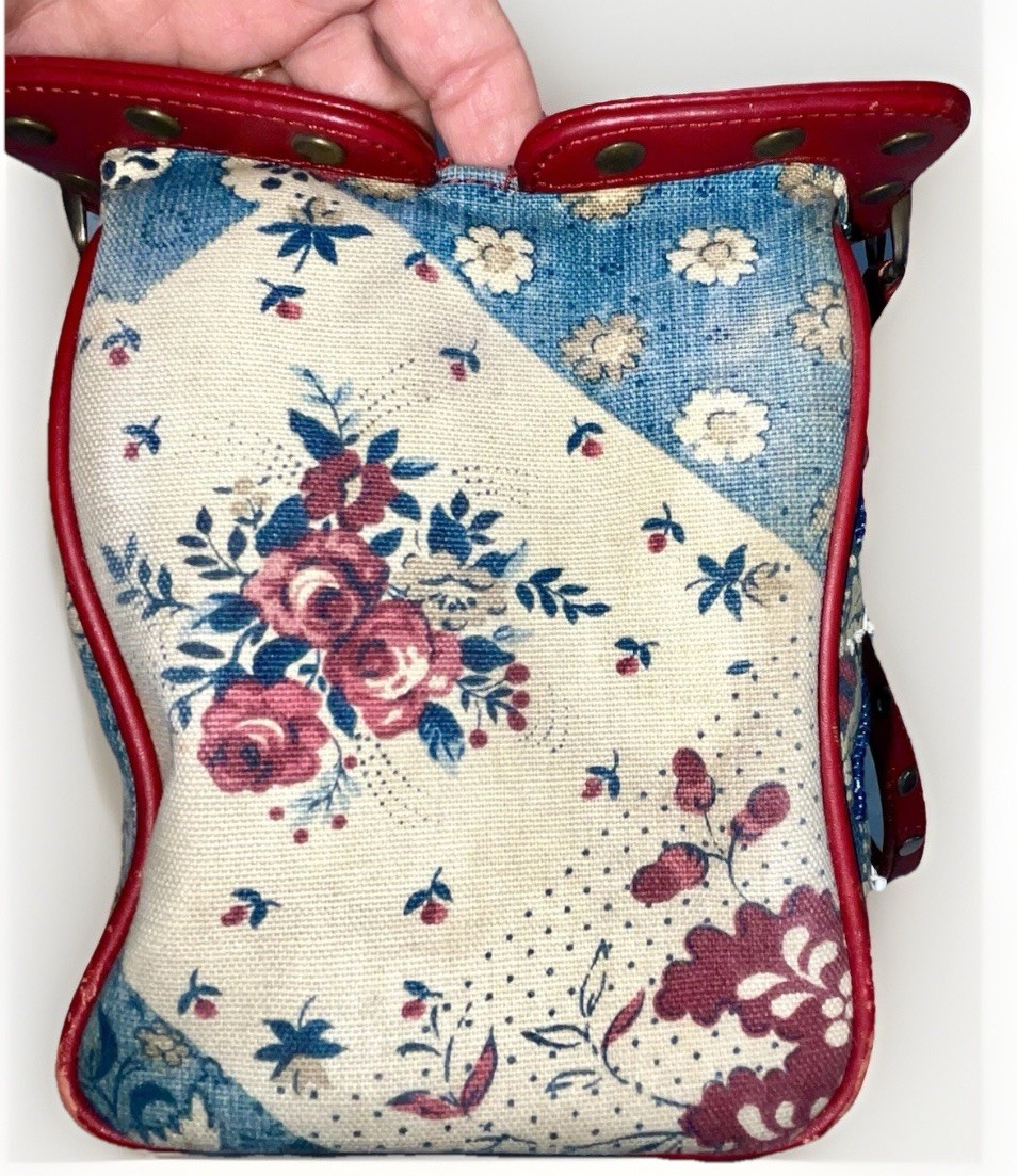 RARE Isabella Fiore Marrakesh Beaded Patchwork Shoulder Handbag With Dust Bag