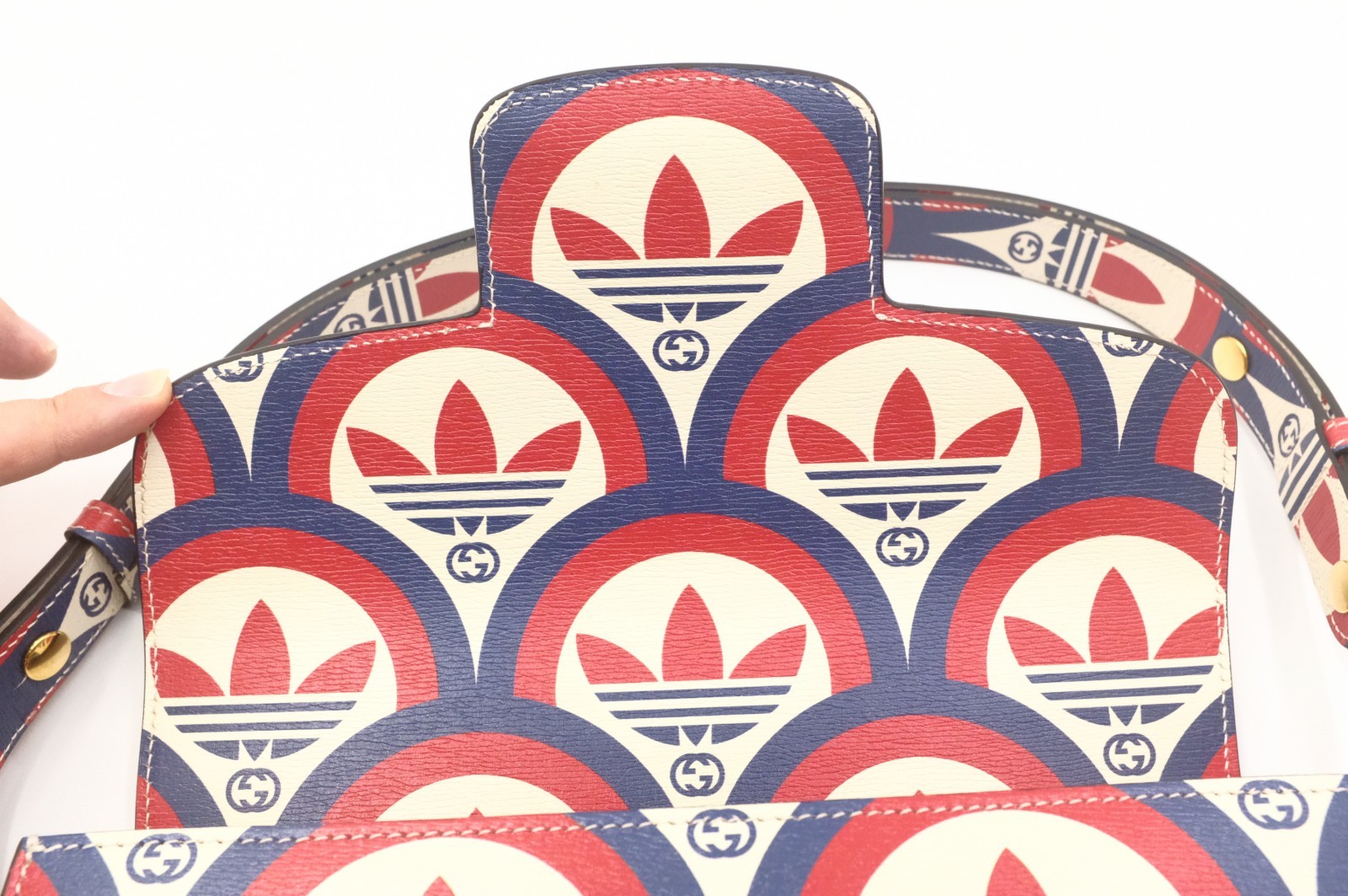 Authentic Gucci Adidas Horsebit 1955 Shoulder Bag 602204