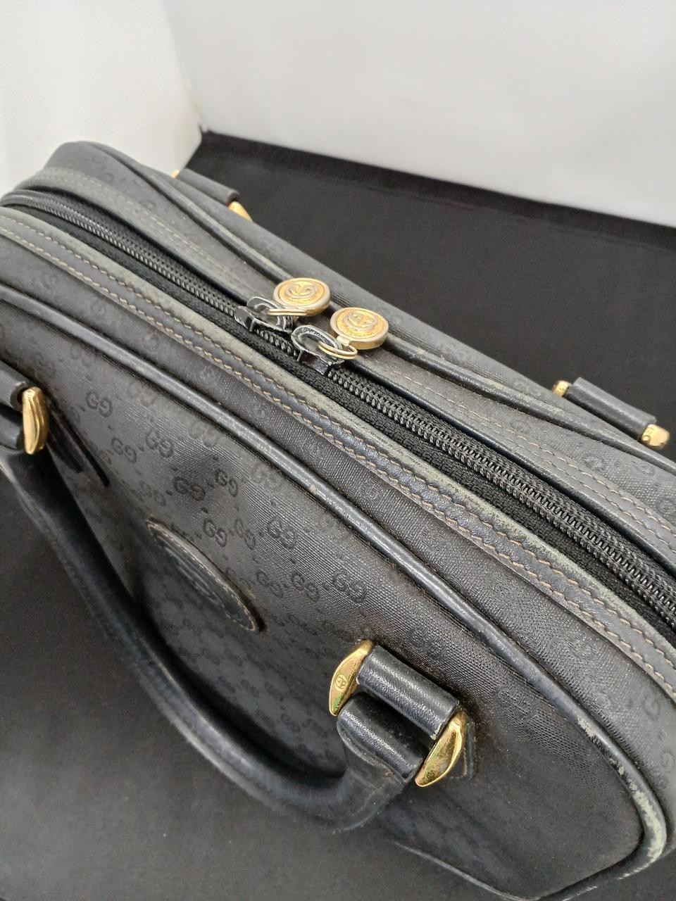 GUCCI Mini Handbag Black 9.8 inch