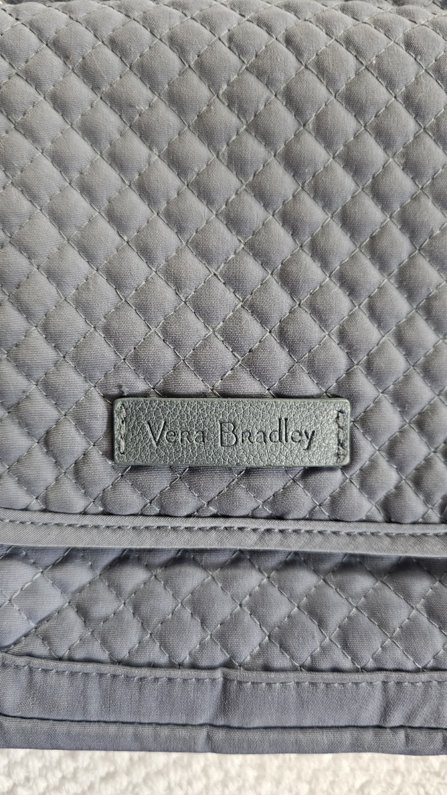 Blue-Gray RFID Mini Hipster Quilted Microfiber Vera Bradley Crossbody Bag Purse