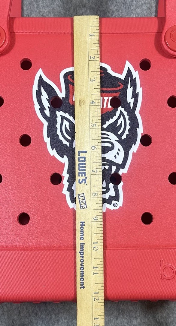 Bogg Bag NC State Wolfpack Red Medium Baby Tote Beach College University Travel