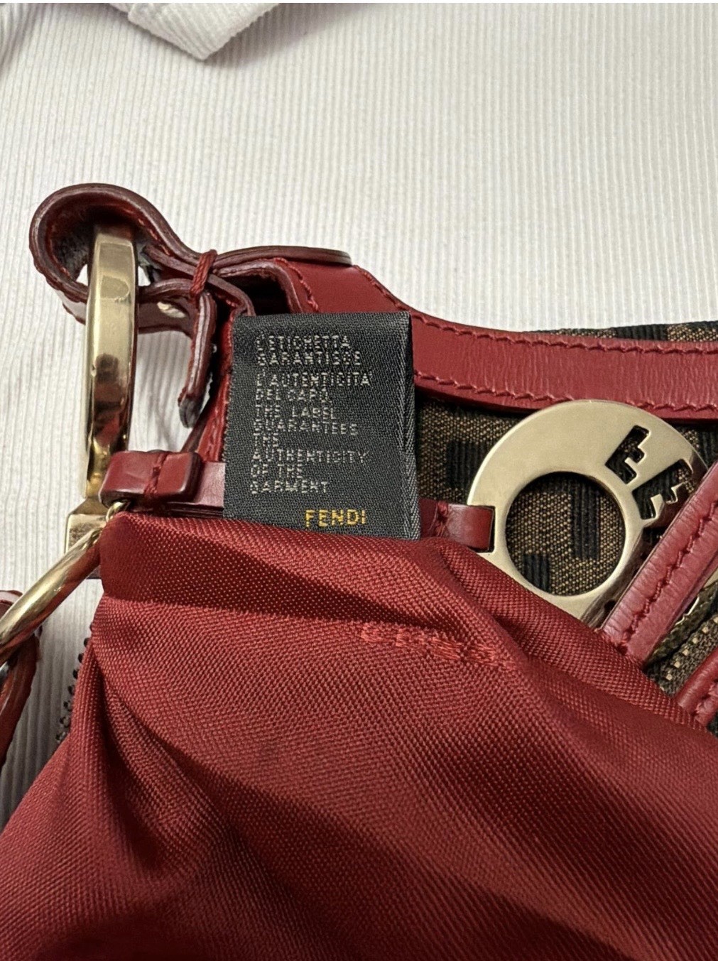 Authentic Fendi Zucca Shoulder Bag 8BR464 – Professionally Authenticated