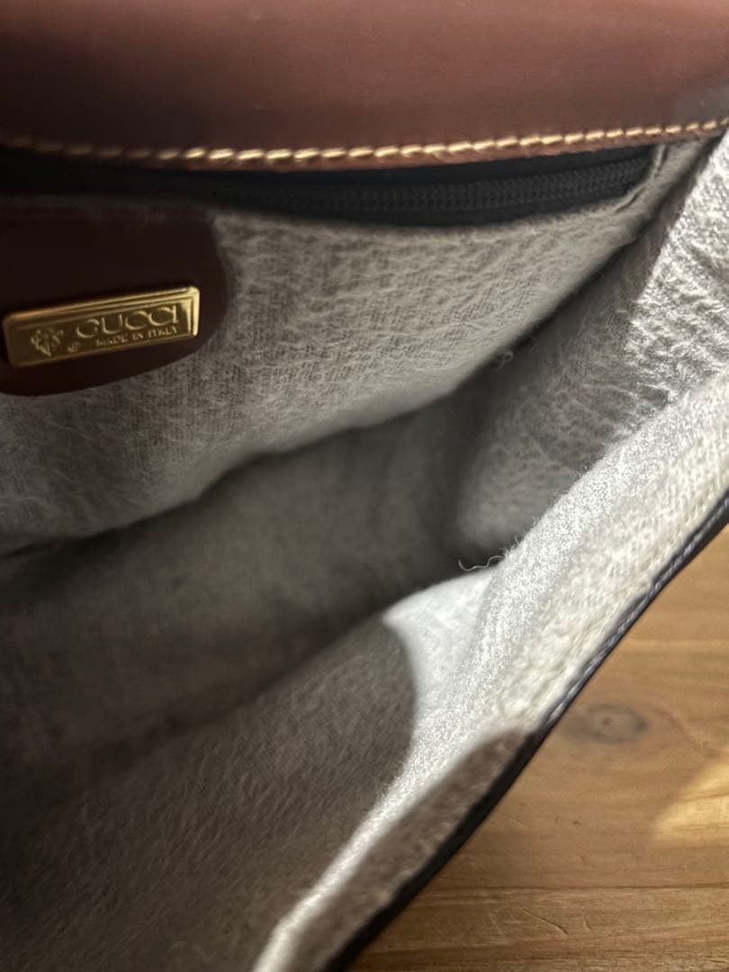 GUCCI Micro GG Mini Shoulder Bag Women Auth 7.28 x 8.26 x 2.36inch