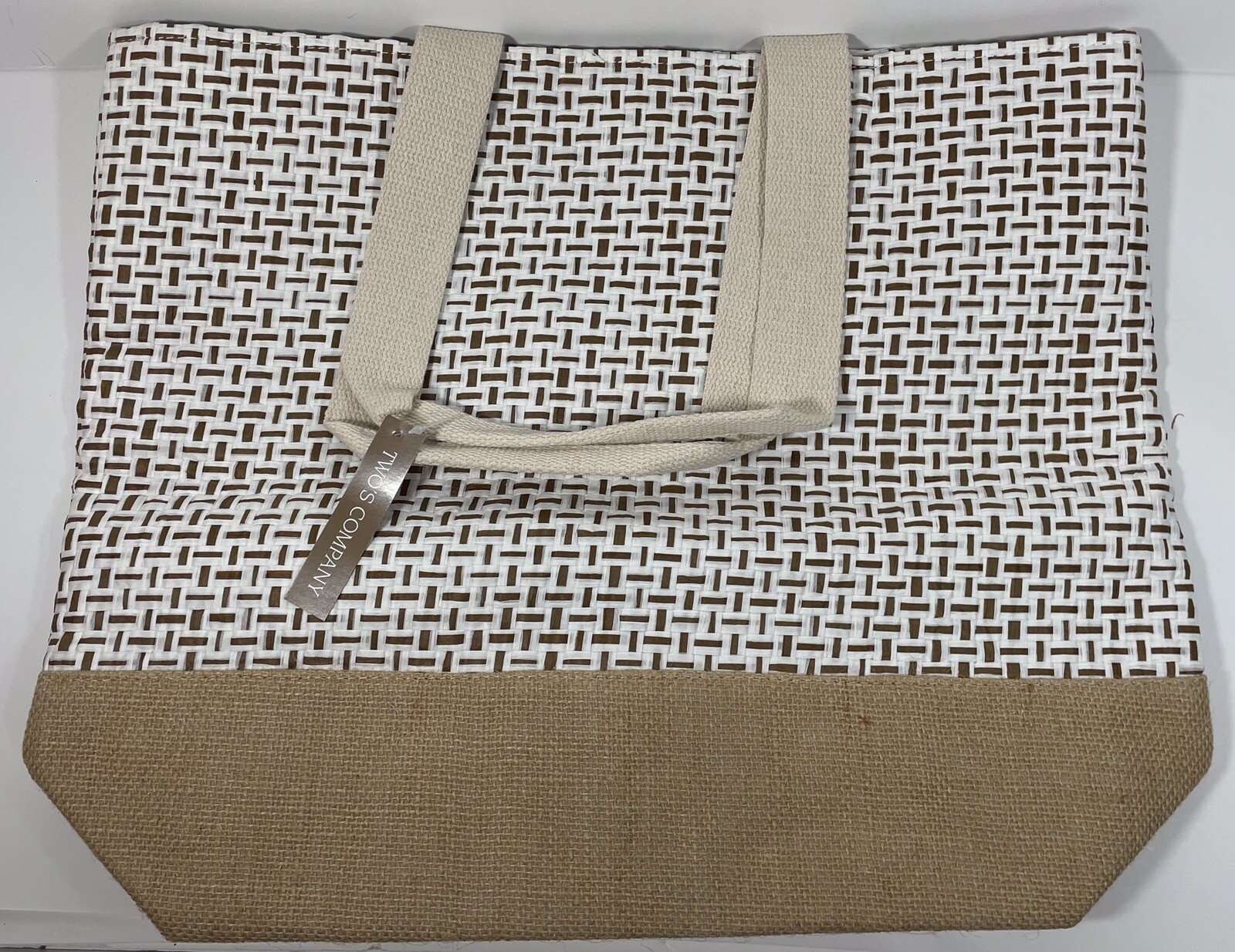 Pattern Weaver Tote Bag 53910 20 TC #1 16” H 19” W 6” D