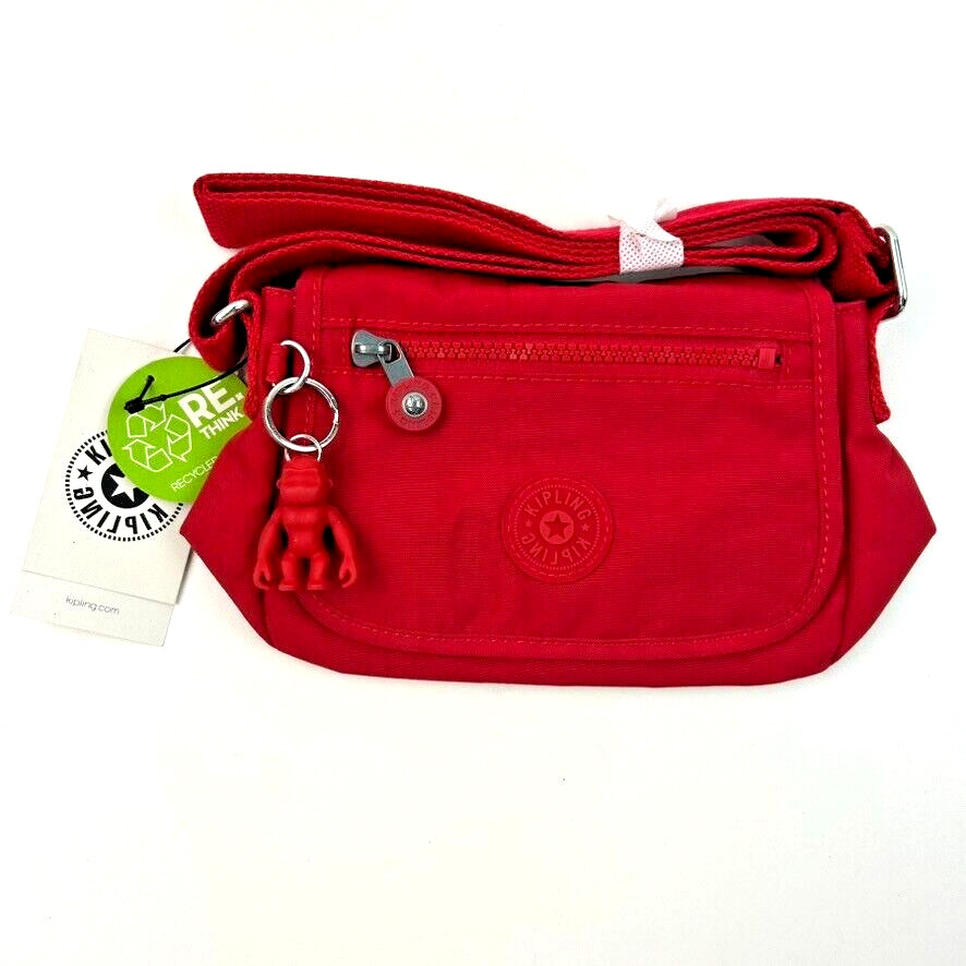 KIPLING Sabian Crossbody Bag in Rouge (Red) *NWT* $49
