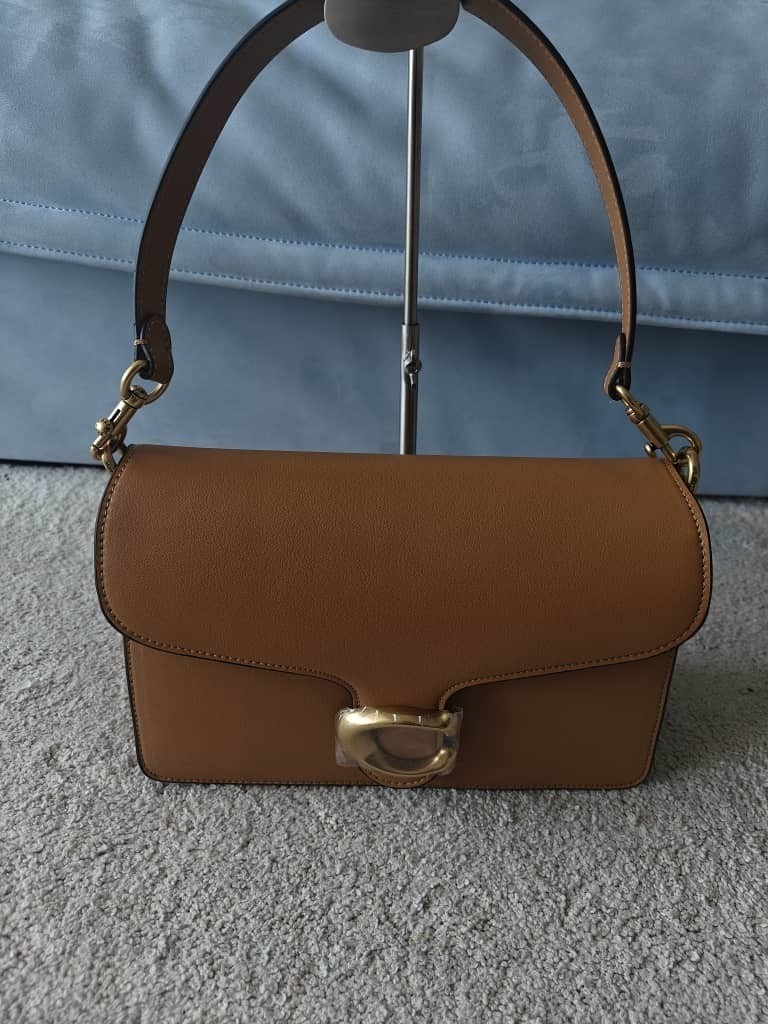 COACH CHAIN ​​TABBY Chain Shoulder Bag CAF52 Honey Brown