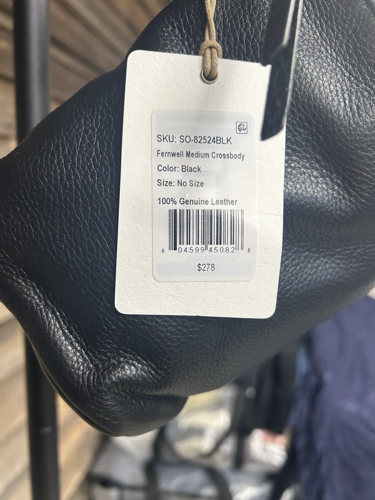 Hobo Brand, Small, Soft, Pebbled, Black, Genuine, Leather Crossbody