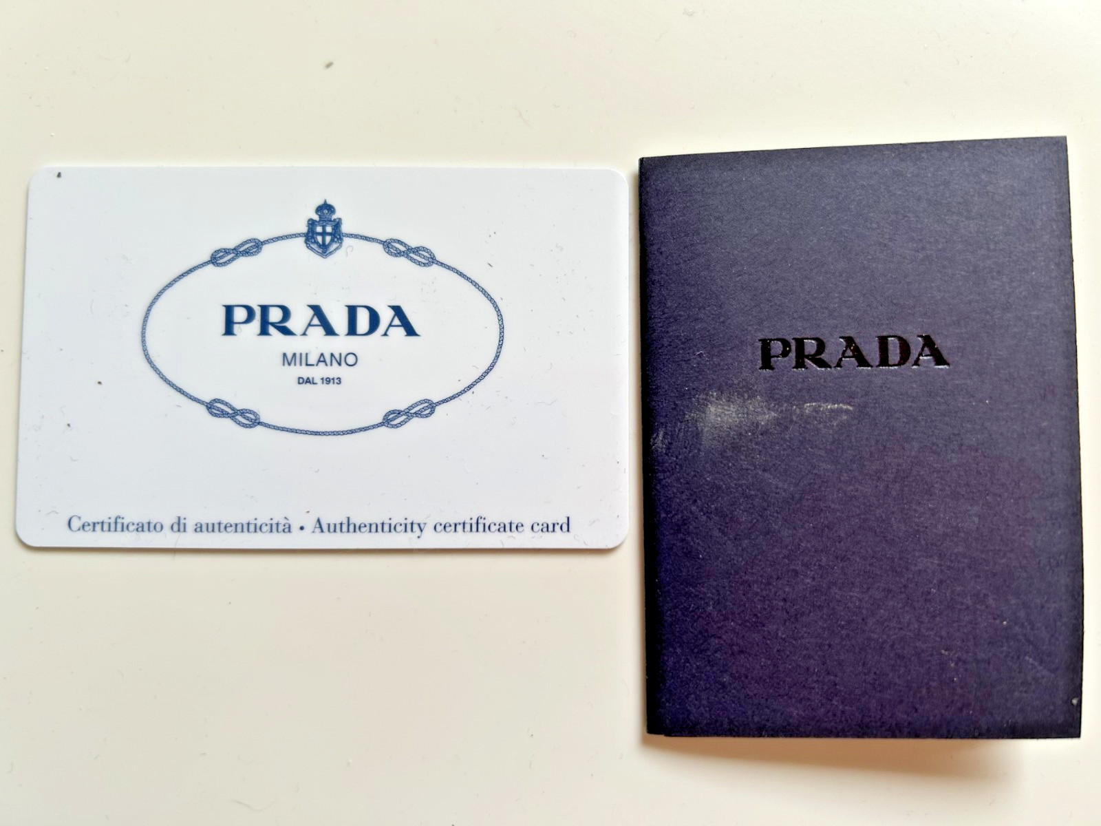 Authentic Prada w/Certificate Saffiano Leather Gray Medium Double Zip Tote