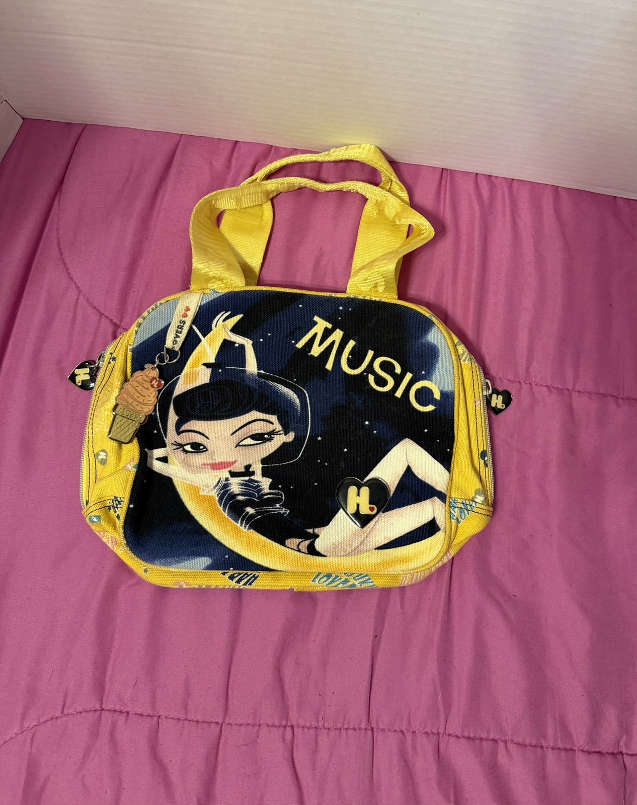 Vintage Harajuku Lovers A Fatal Attraction Handbag Bag Gwen Stefani Space Cadet