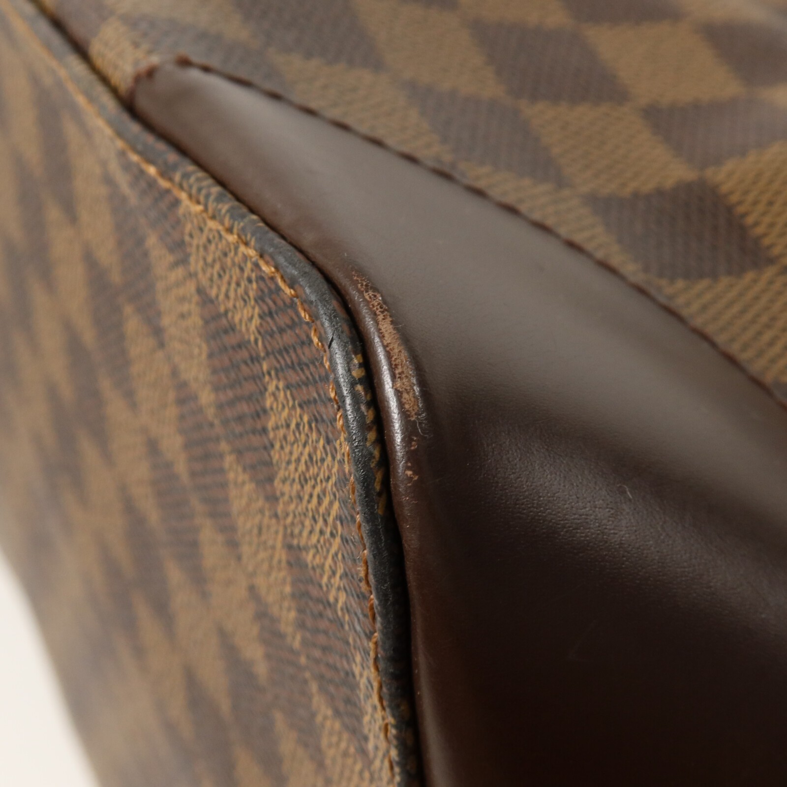 LOUIS VUITTON LV GHW Hampstead GM Tote Bag N51203 Damier Brown