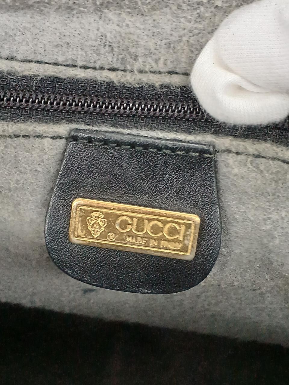 GUCCI Mini Handbag Black 9.8 inch