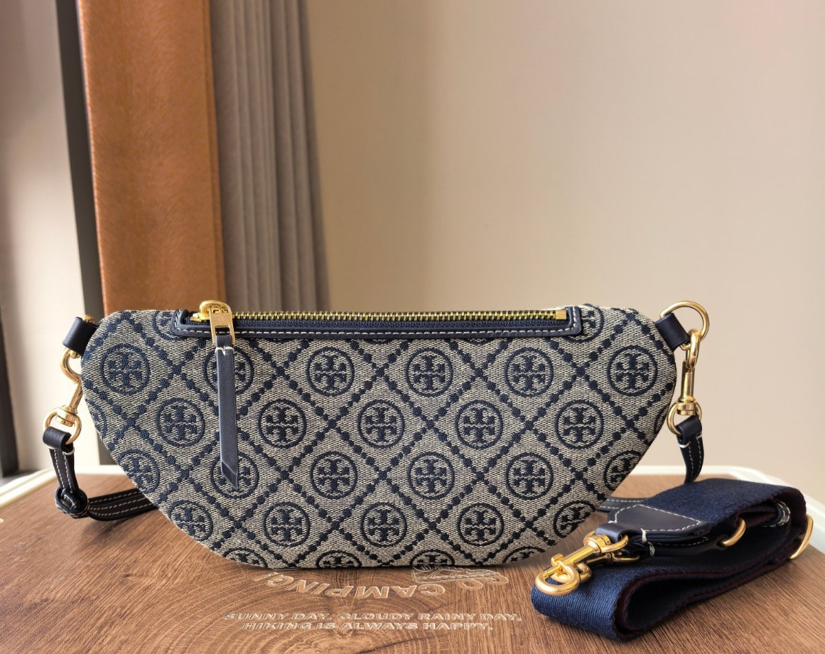 Tory Burch Jacquard T Monogram Belt Bag Fannypack Sling