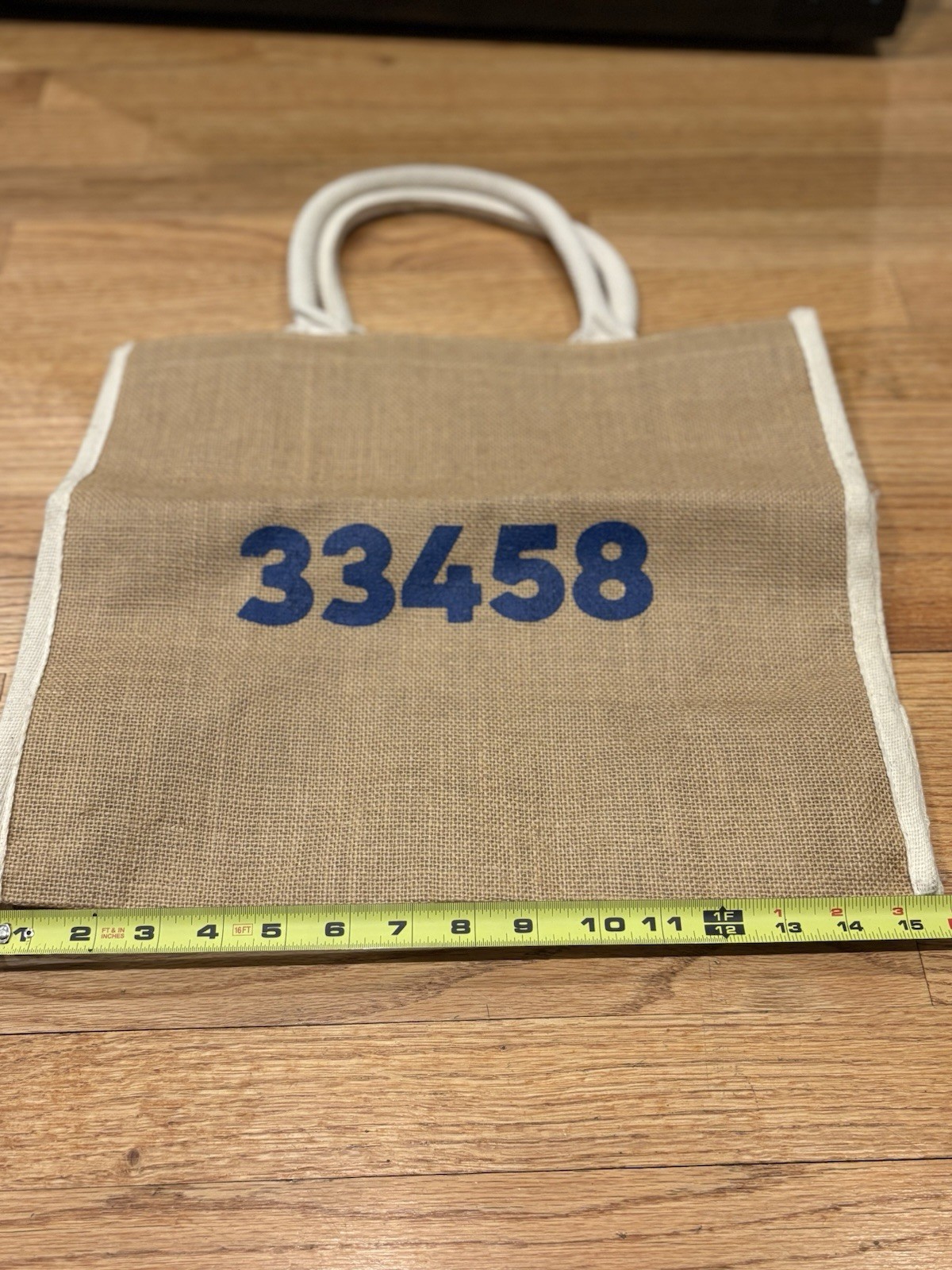 Personalized Tote Bag Embroidered Jupiter Florida 33458 Zip Code
