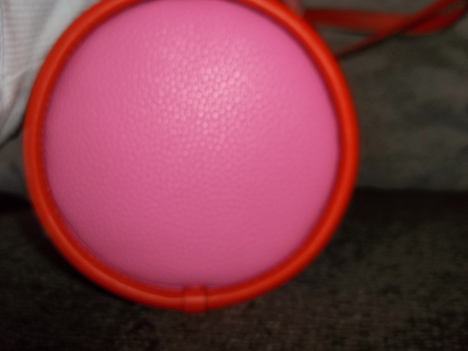 NWOT COACHTOPIA LEATHER BARREL BAG BRIGHT MAGENTA/SUN ORANGE PURSE