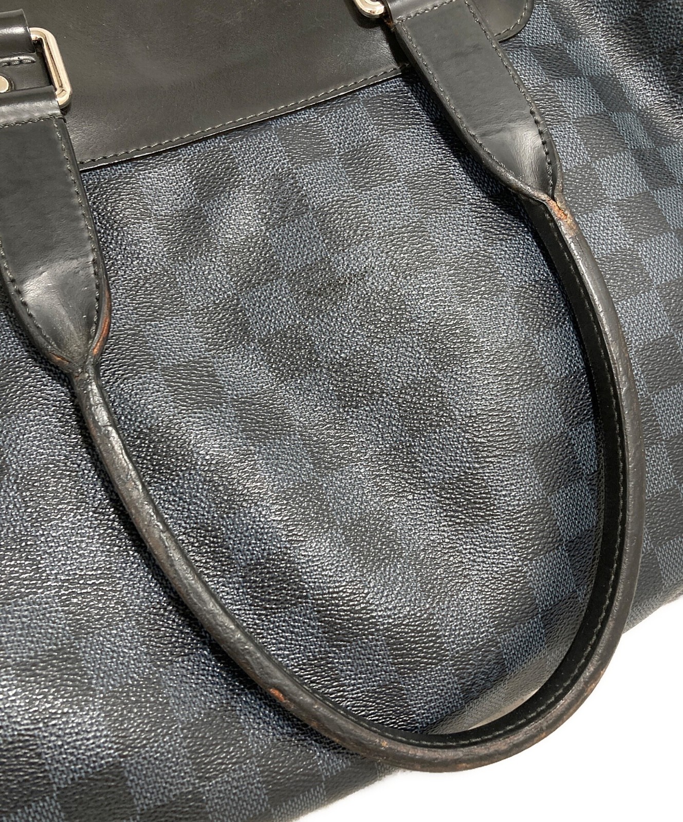 Louis Vuitton Cabas N41397 Coated Canvas Navy Tote Bag #TFB14455