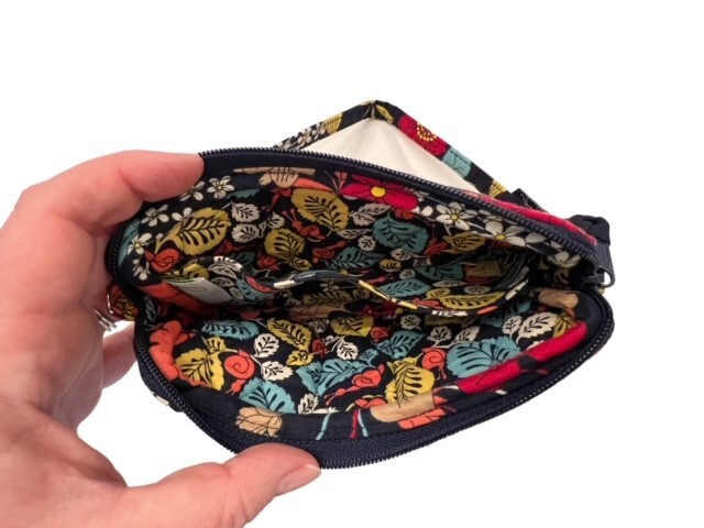 Vera Bradley Happy Snails Pattern Small Carry Shoulder Bag BOHO COTTAGECORE EUC