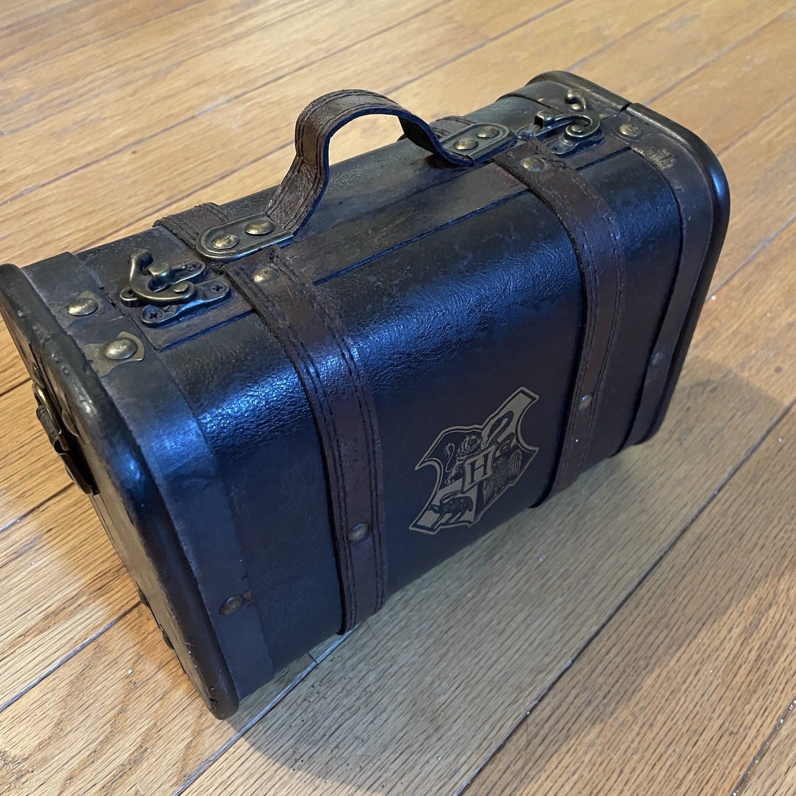 Harry Potter Luggage Mini Purse Leather And Wood Clutch Bag