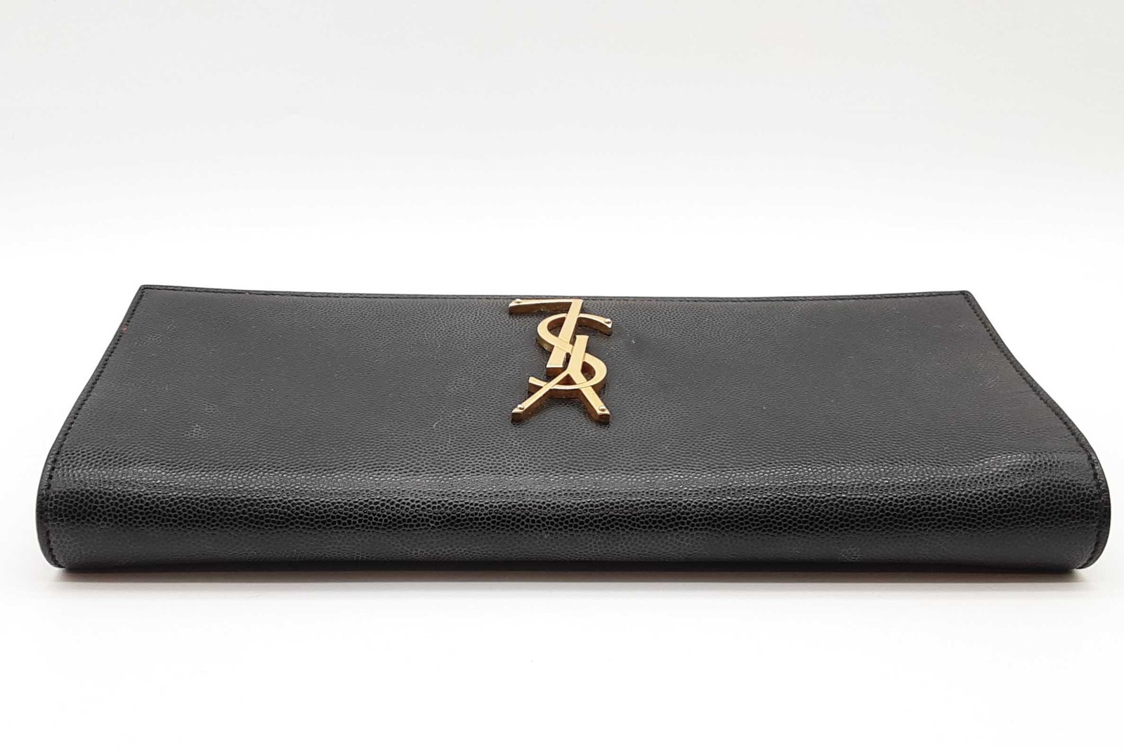 Yves Saint Laurent Kate Black Leather Clutch Eb0626orxde
