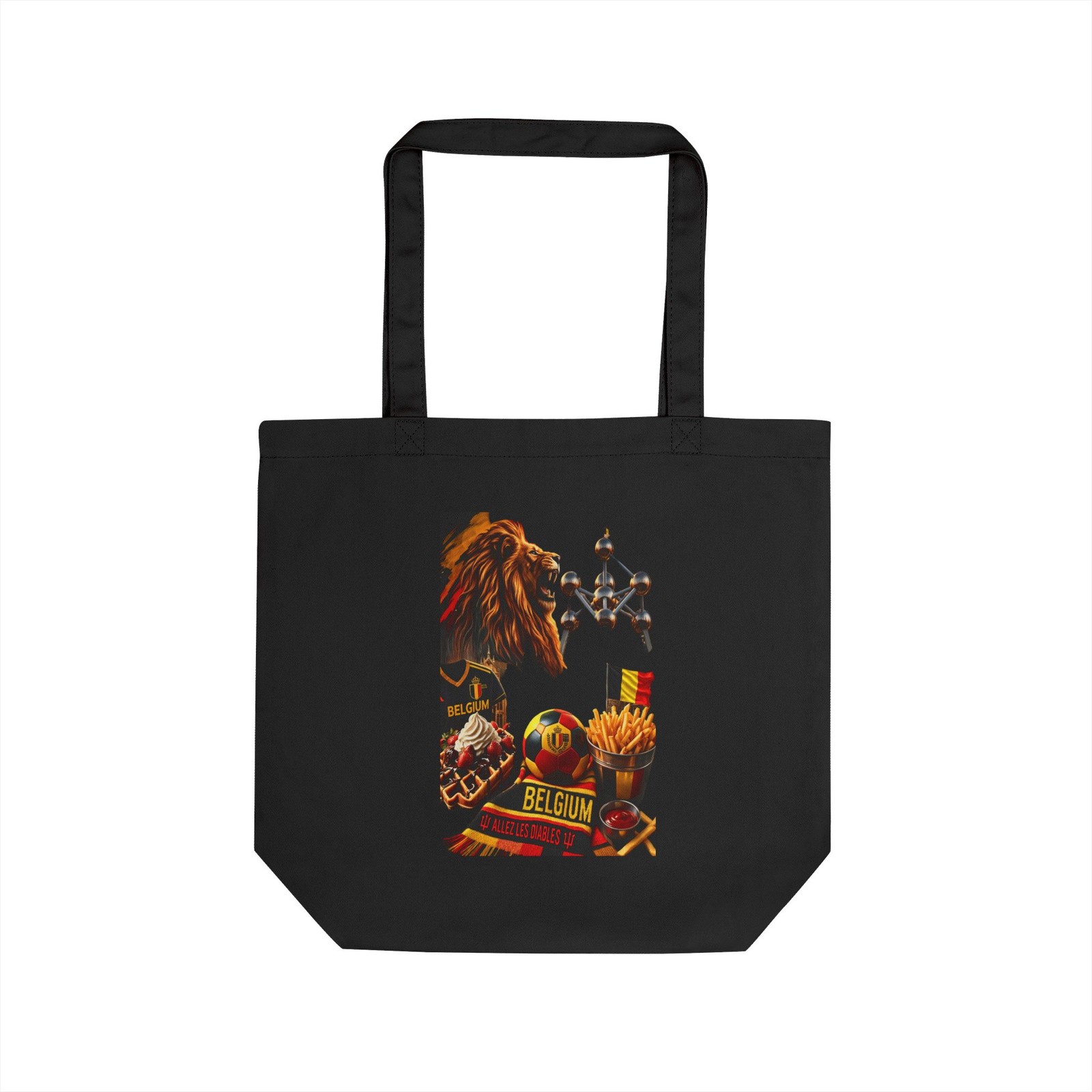 Belgique Belgium Eco Tote Bag Country Pride Unisex Made in USA