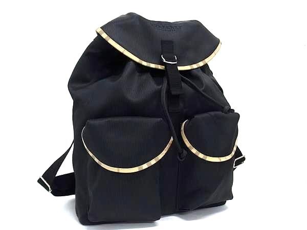 Burberry Fragrance Line Black PVC Backpack