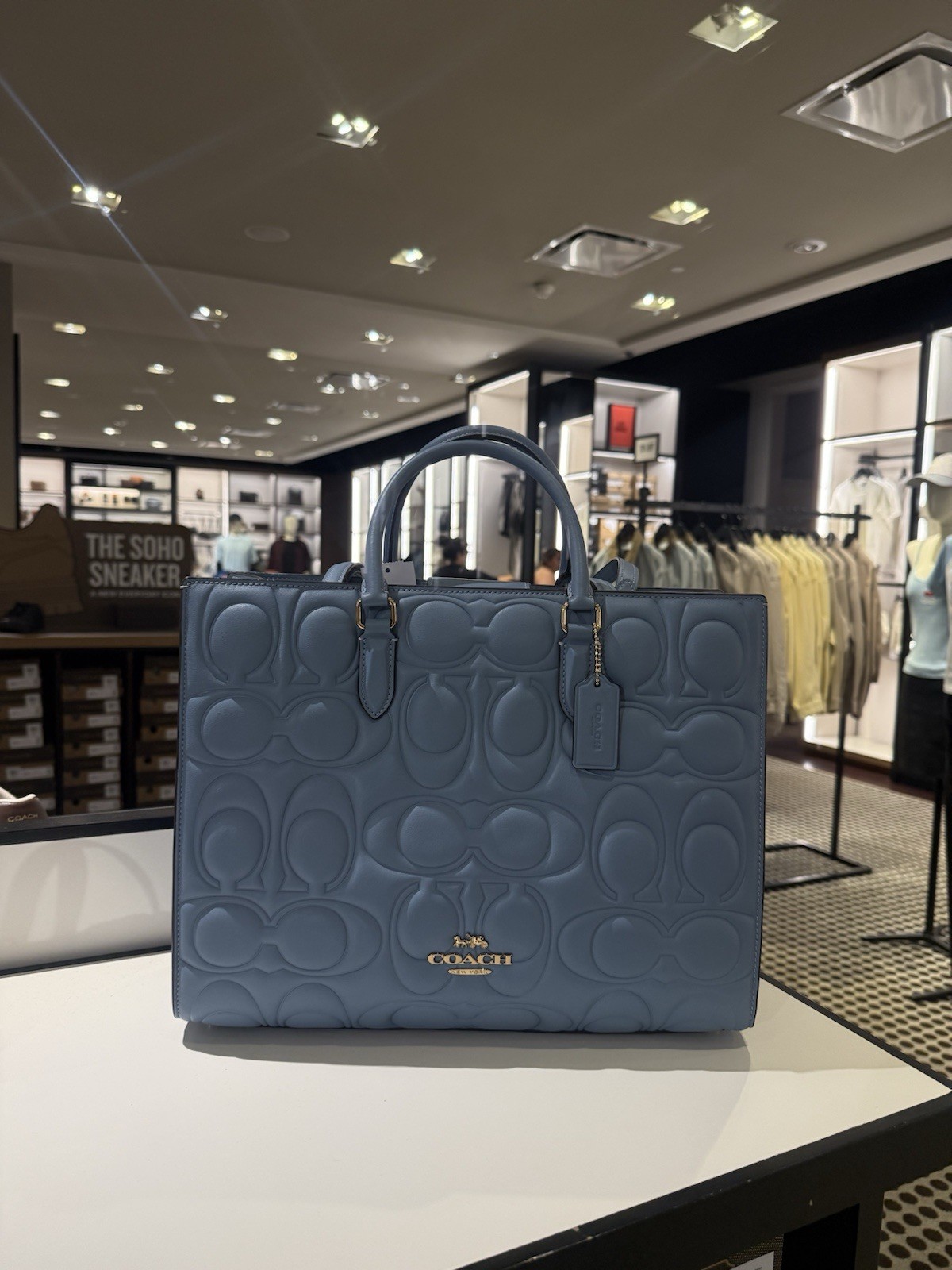 COACH Maggie Tote Bag In Signature Leather NWT CY672