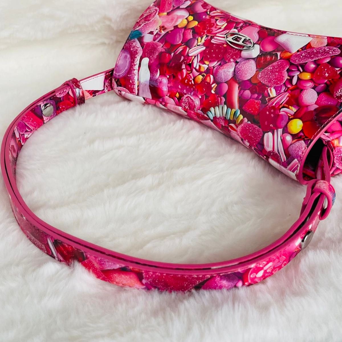 DIESEL Shoulder bag Candy print Authentic From Japan