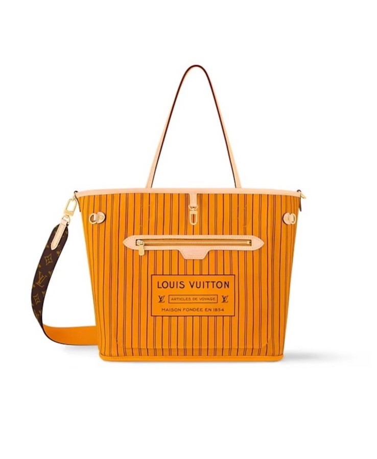 Louis Vuitton Neverfull Bandoulière Inside Out MM – Limited Edition Orange